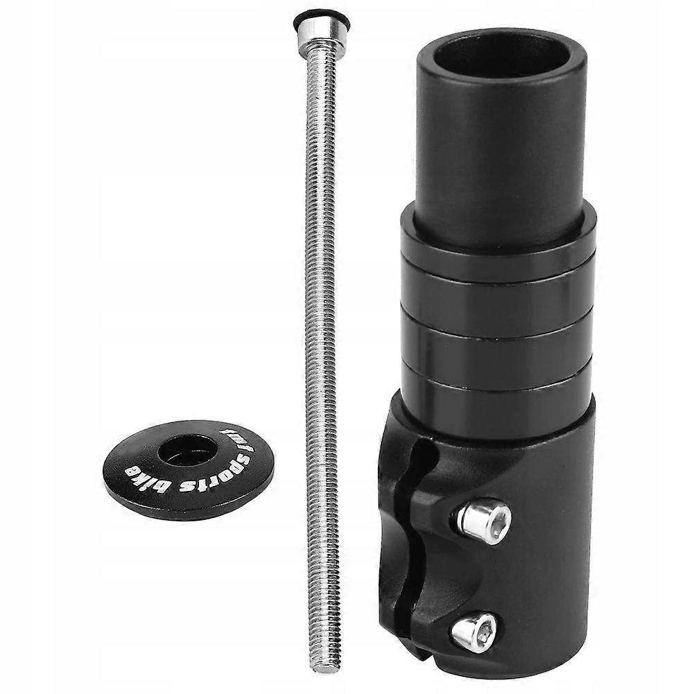 Spindle Extension Black Bicycle Fork