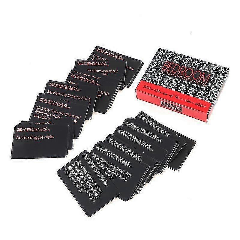 لعبة بطاقة الكبار - أوامر غرفة النوم غرفة النوم - Risque Fun - 108 بطاقة - Shytmv