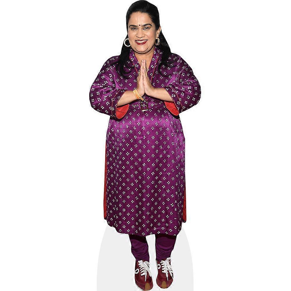 Zarna Garg (Purple) Cardboard Cutout (lifesize OR mini size). Standee. Stand Up.