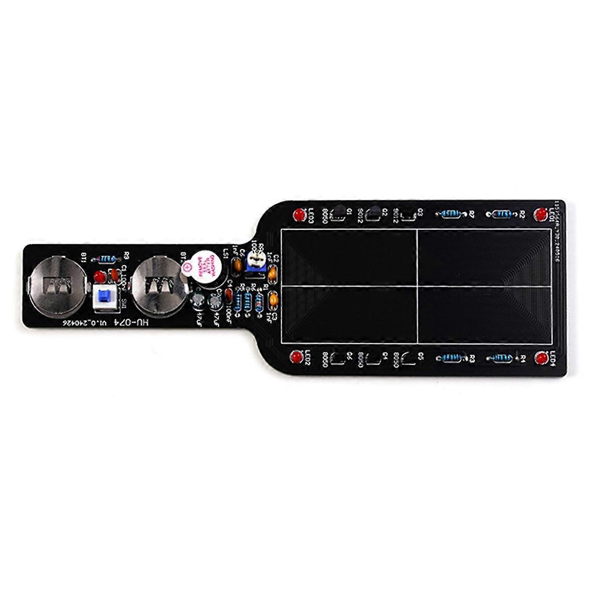 DIY Electronic Kit Handheld Simple Metal Detector Electronic Components Soldering Assembly School W