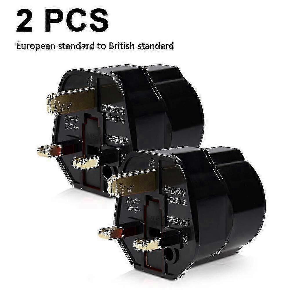 2x Travel Adapter Adapter Plug For England - Travel Plug Power Adapter Eu To Socket - Travel Plug