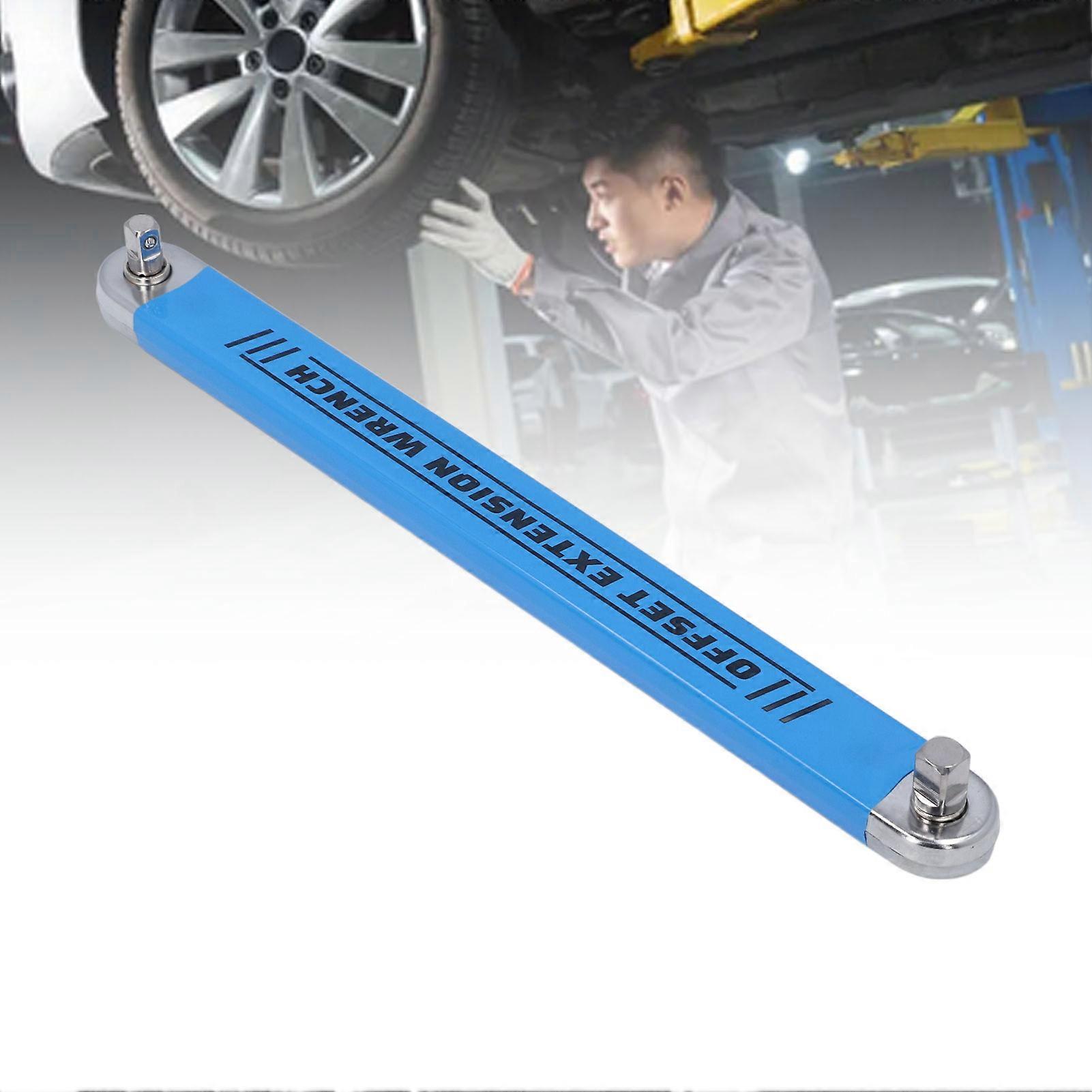 Offset Extension Wrench Set Impact Multifunctional with 1/2in 1/4in 3/8in Drive Adapters Socket 