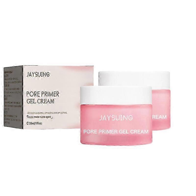 2Pcs Smoothing Skin Pore Primer Concealer Moisturizers Oil Control Cream Invisible Pore Cream 30ml Face Makeup Tool 2025