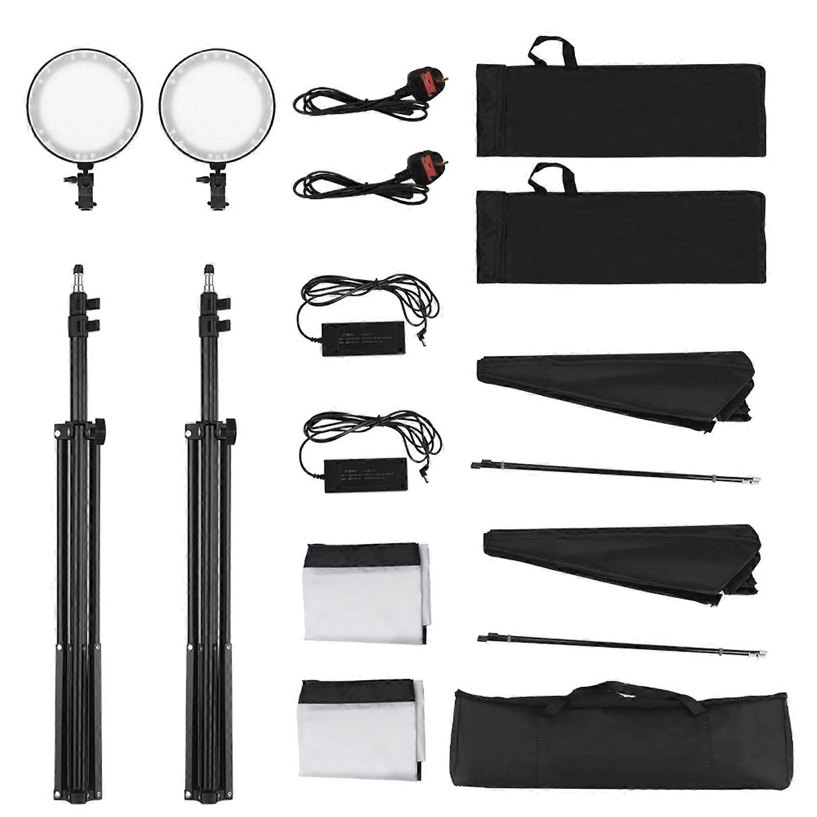 LED Softbox Lighting Kit - Professional Bi-Color Studio Light Set for Photography & Video