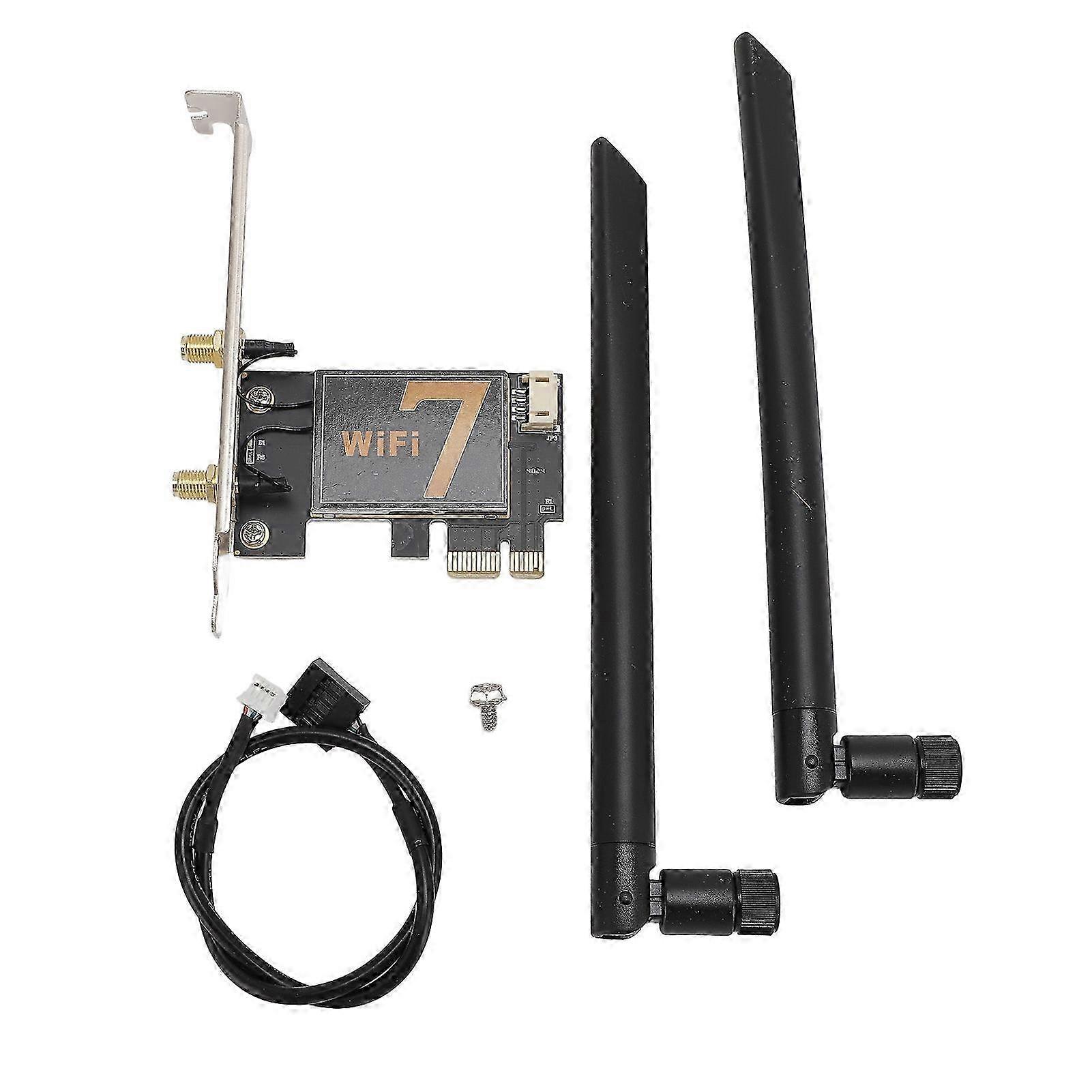 Wireless Network Card 8774Mbps 2.4G 5G 6G Triple Frequency Gigabit WiFi 7 PCI Express Card 2025