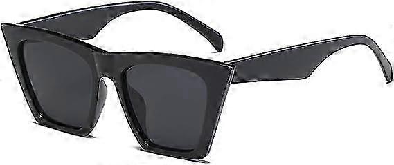Oversized Square Cateye Polarized Sunglasses,Trendy Sunnies