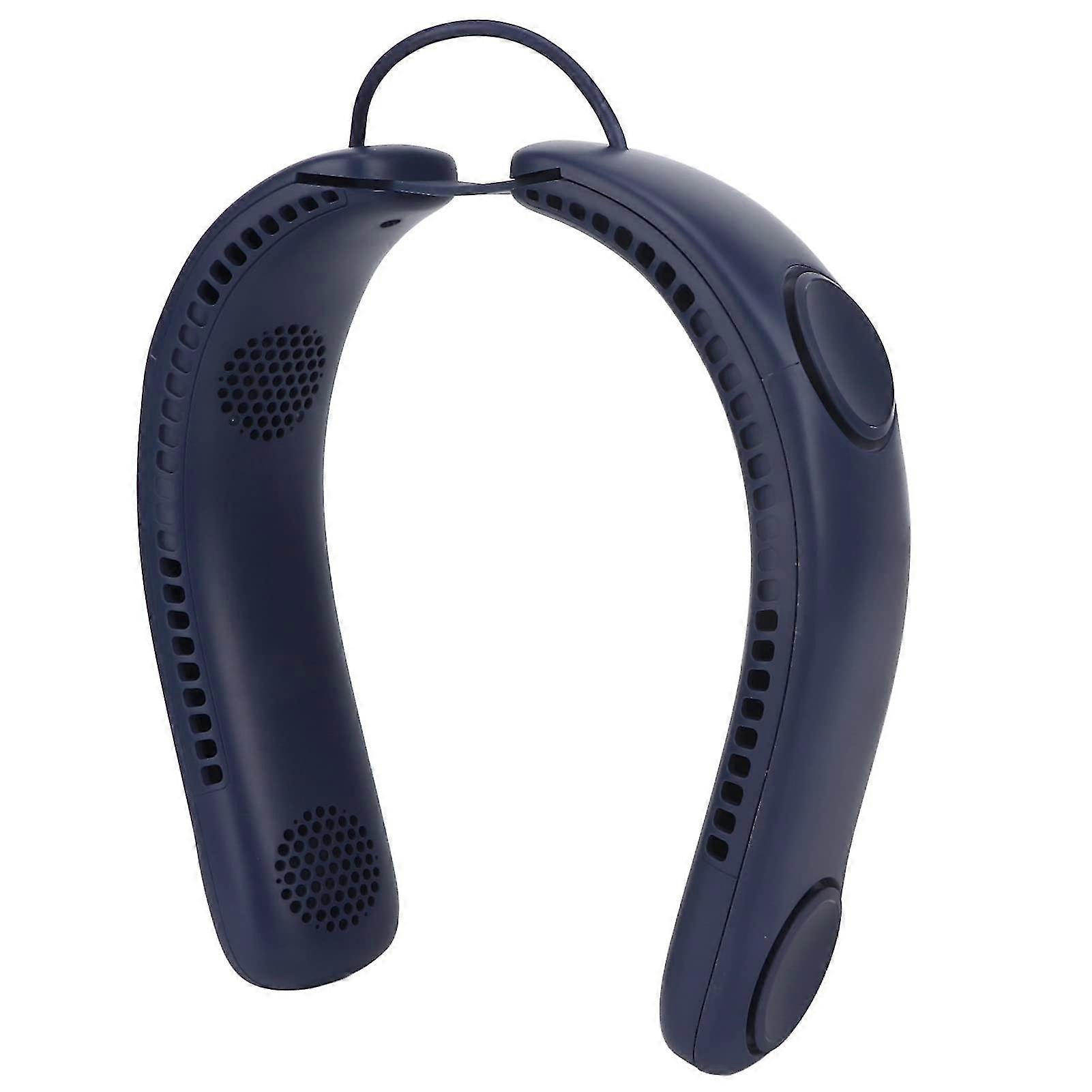 Portable Neck Fan For Officetravel (blue)--