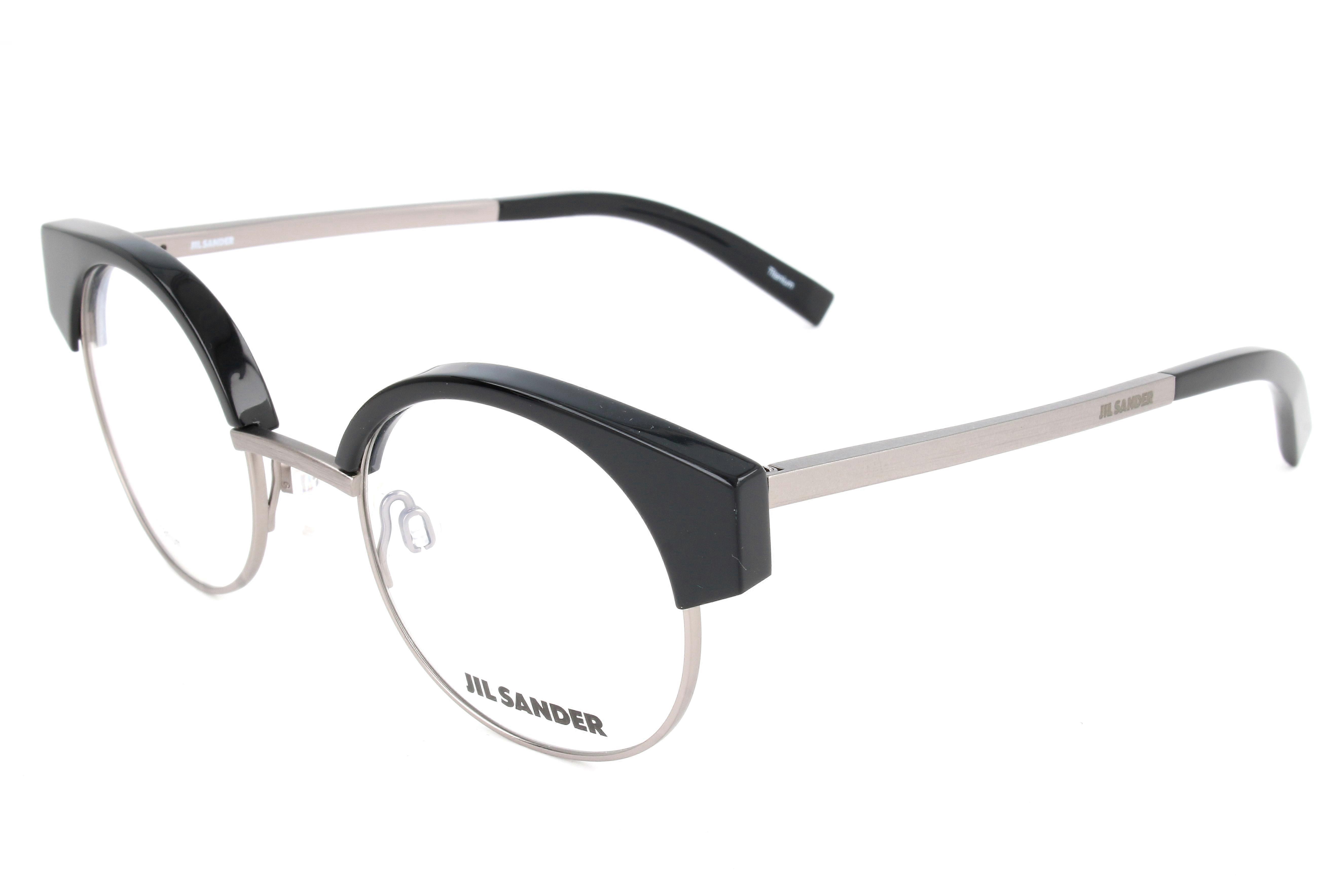 Eyewear Frames Jil Sander J2006 A BLACK 48/21/140 UNISEX
