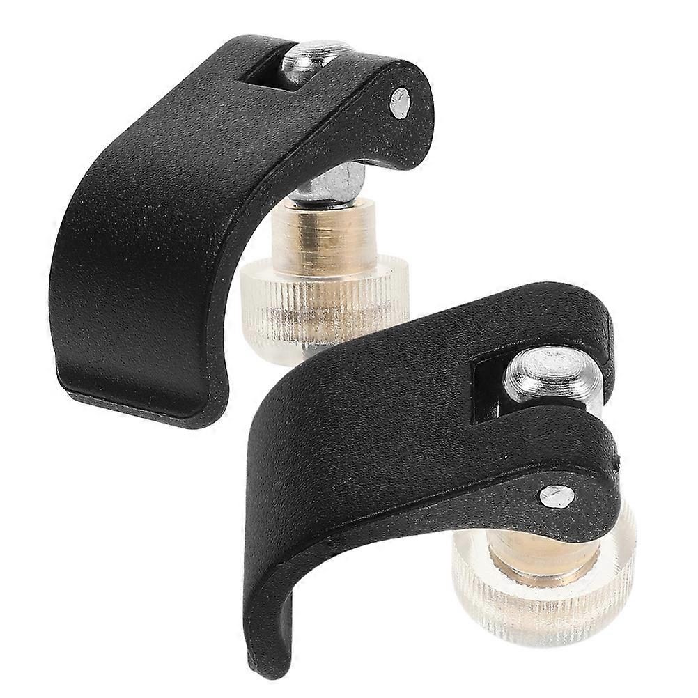 2pcs Durable Climbing Stick Pole Fastener Clips, External Lock Accessories for Hiking, Trekking, and Camping – Enhanced Stability and Safety for