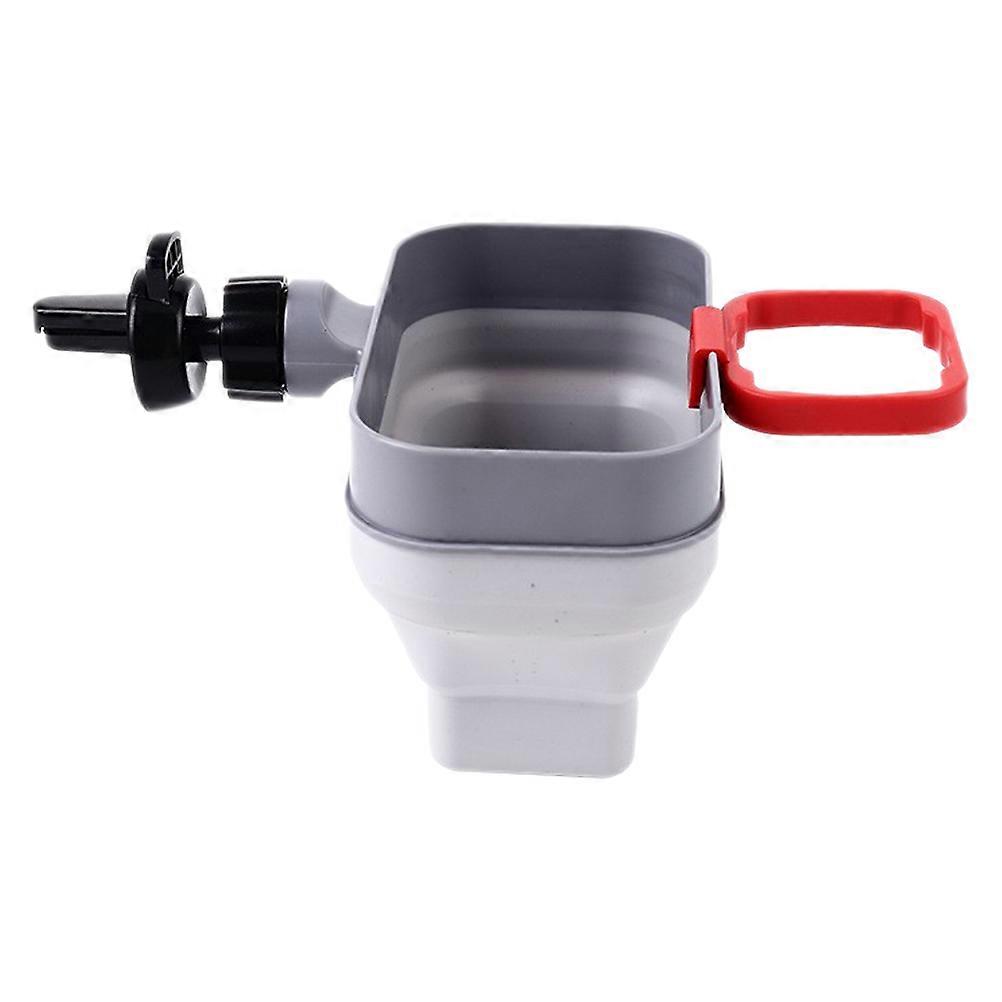 On-the-Go Car Sauce Holder, Foldable Vent Clip for Secure Snacking