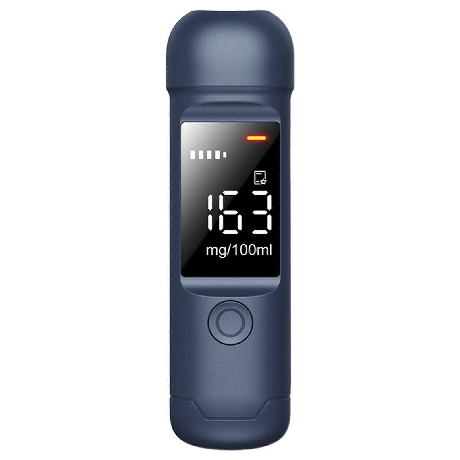 Portable Digital Display Breathalyzer - Upgraded DFFA High Accuracy Alcohol Tester with Alert for Car DUI Check