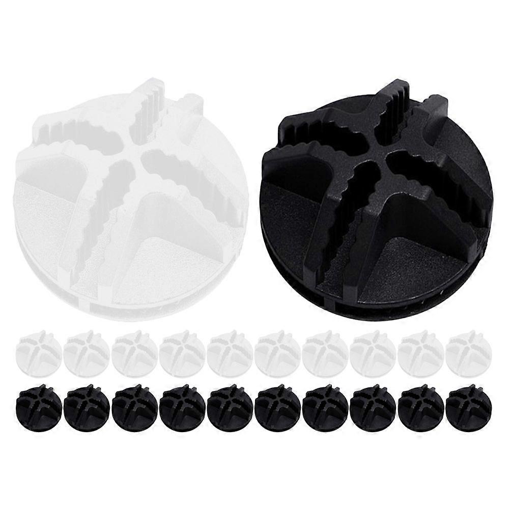 30pcs Durable Plastic Pet Cage Connectors & Buckles for DIY Fence Assembly – Easy Install, Lightweight for Small Animal Enclosures