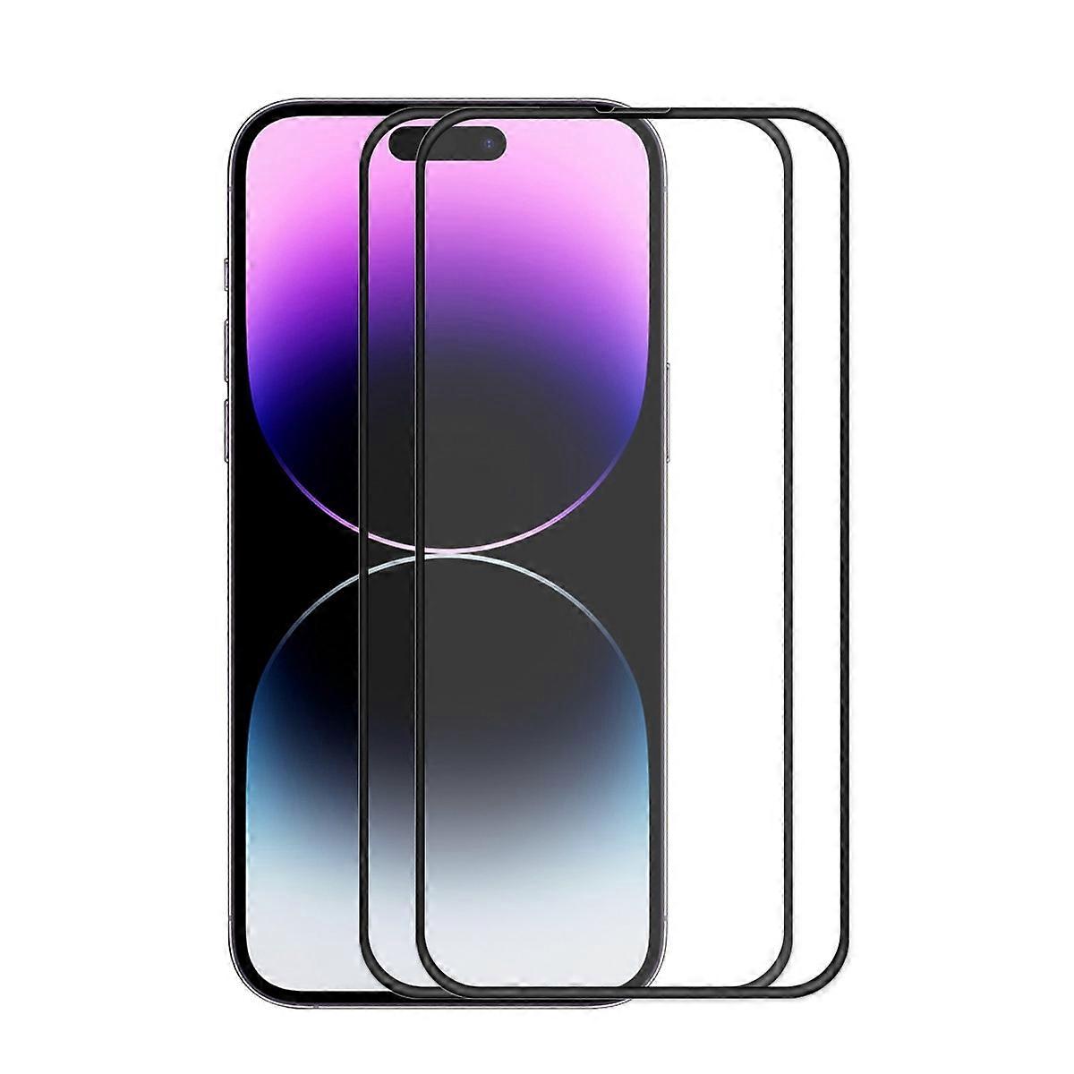 For iPhone 14 Pro 2pcs ENKAY Full Glue Tempered Glass Anti-fall Full Film For iPhone 14 Pro (2 PCS)