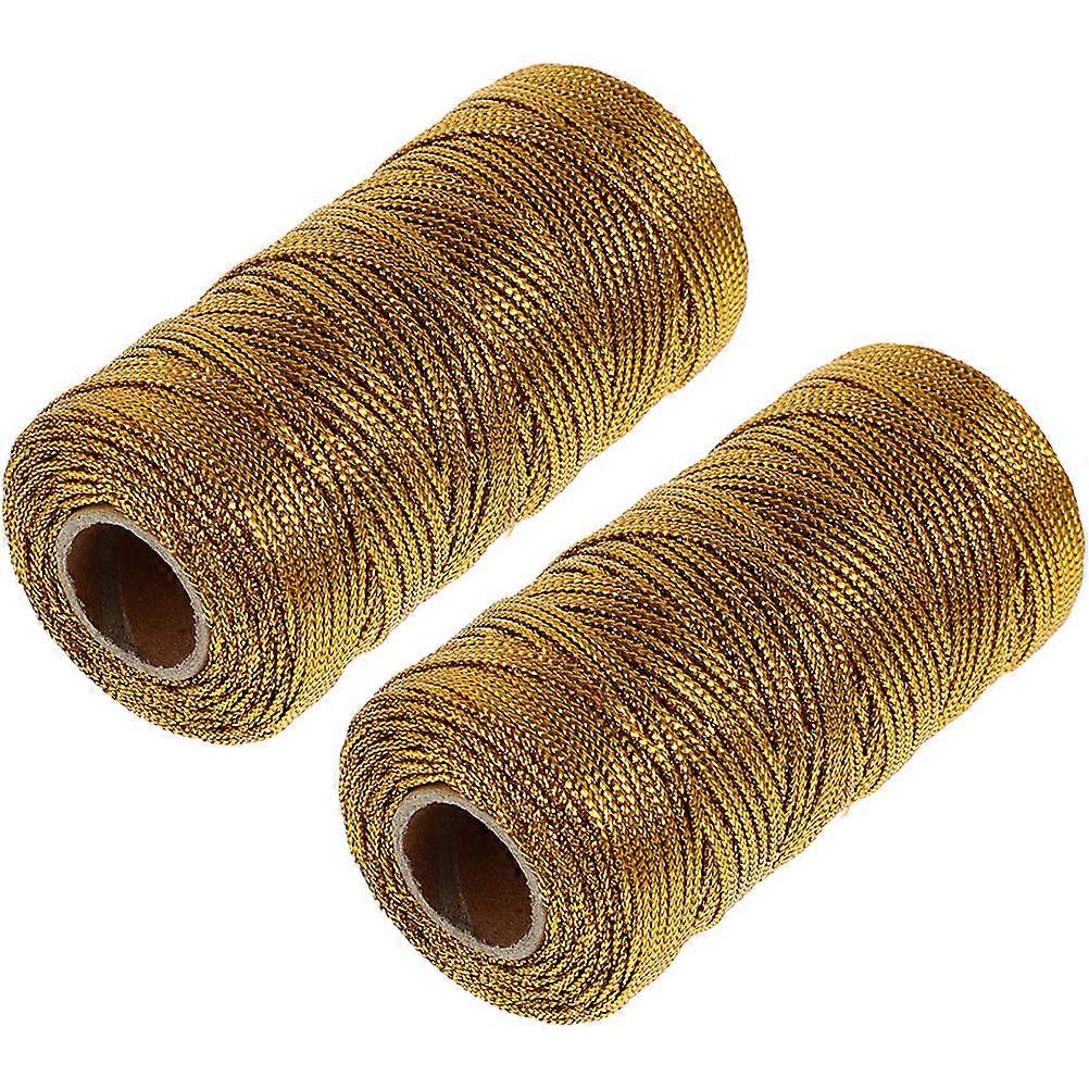 Twisted Rope For Binding Wrapping Decorating 100m Roll 1.5mm Diameter 2 Rolls