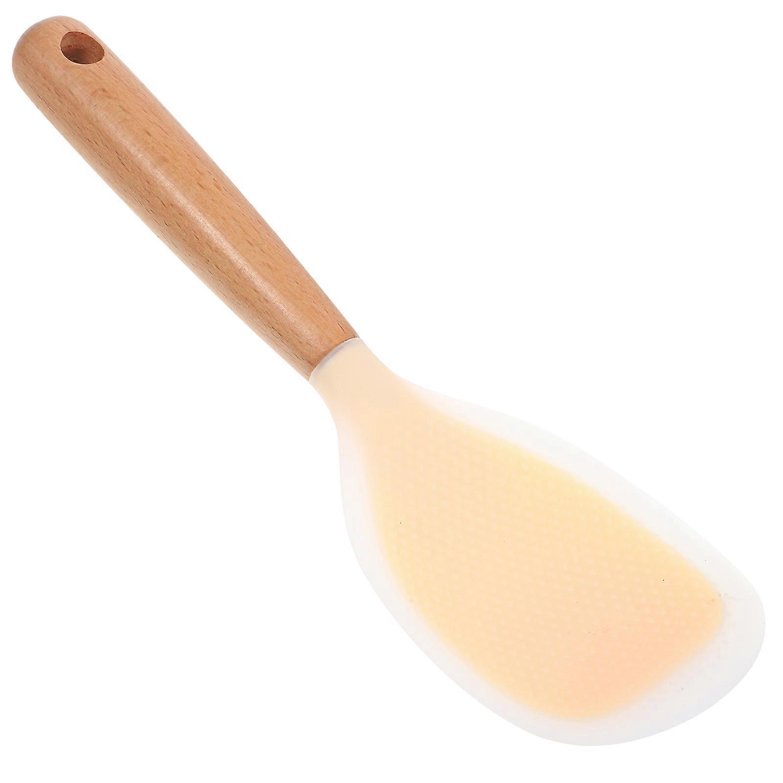 Rice Paddle Serving Spoon Non Stick Spatula Lightweight Heat Resistant Ergonomic Handle Kitchen Tool