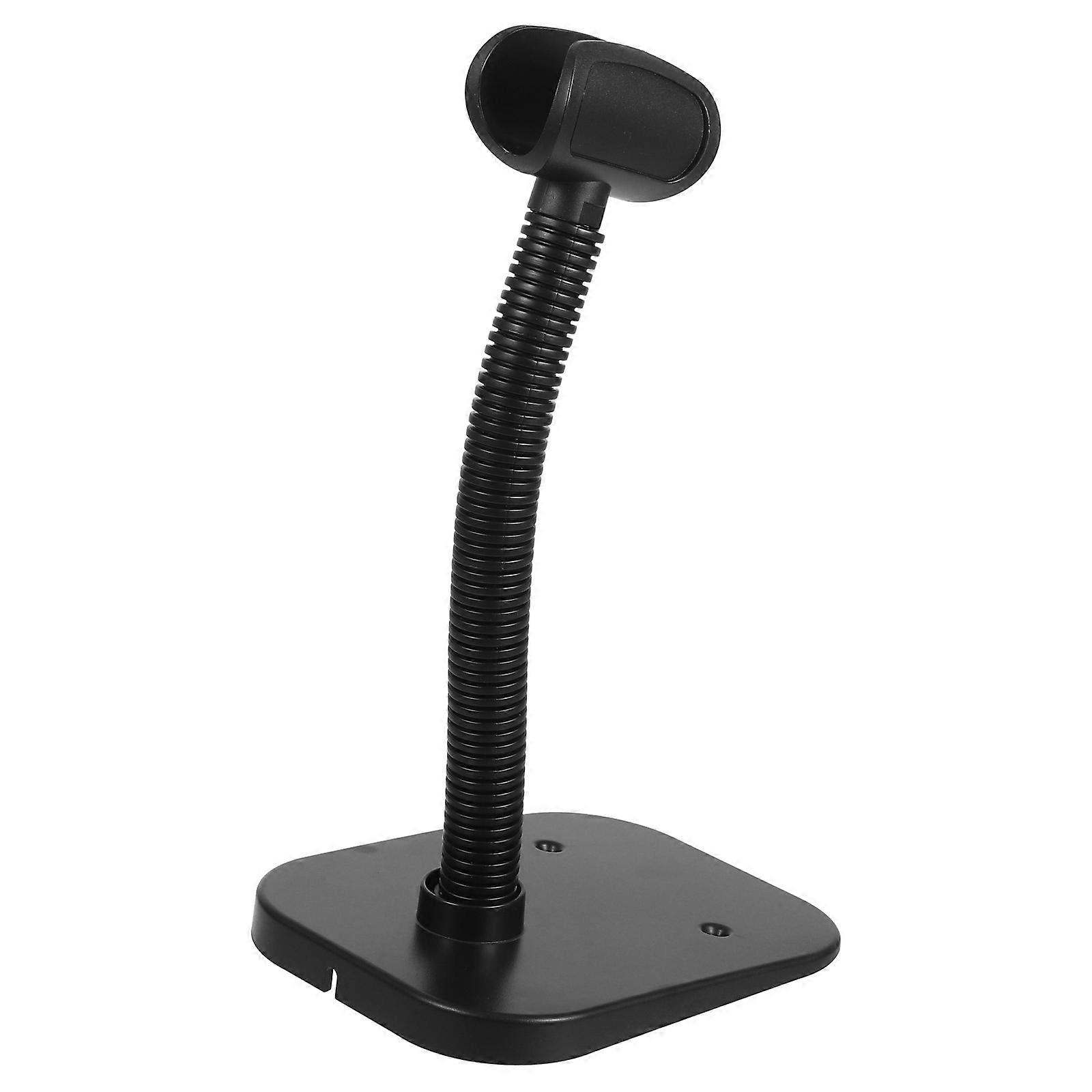 Scanner Stand for Desk Handheld Reader Bracket Multi-angle Adjustment Quick Installation Supermarkets Black 21.50X13.50X10.50CM 1Set
