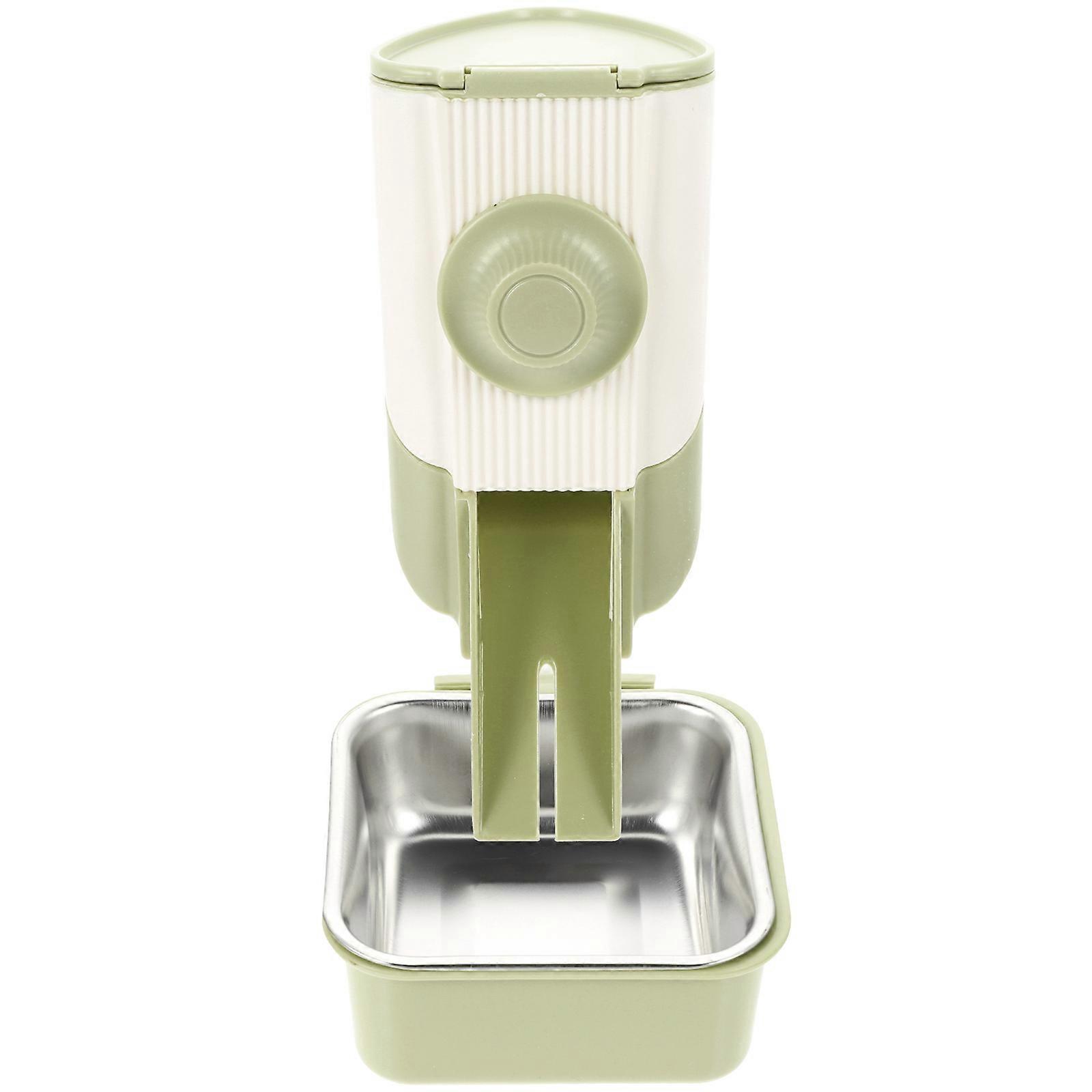 Small Pet Feeder Automatic Feeding Food Storage PP Material Easy Cleaning 1Set