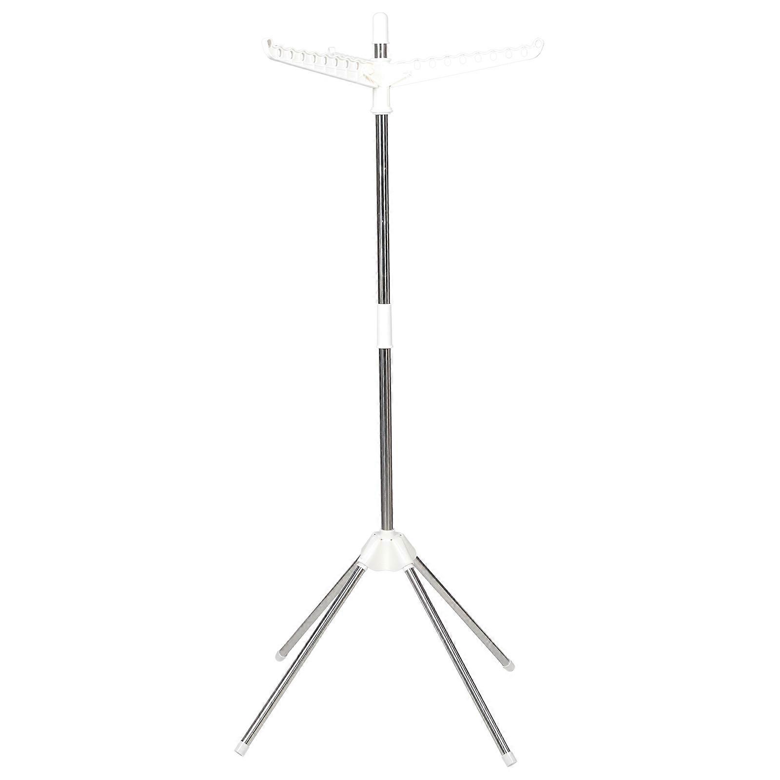 Rotating Clothes Drying Rack Freestanding Coat Stand Removable Clothes Ironing Rack