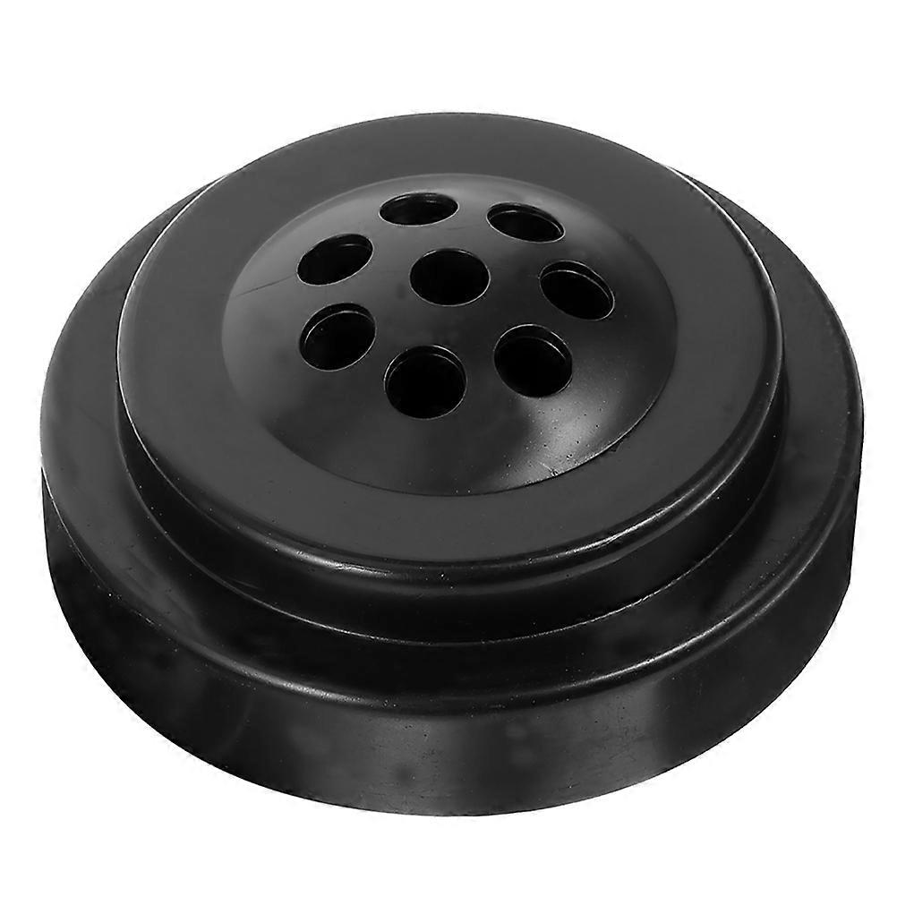 Indoor Flagpole Base Flag Pole Holder for Window Displays Black Plastic Stable Support 1Pcs