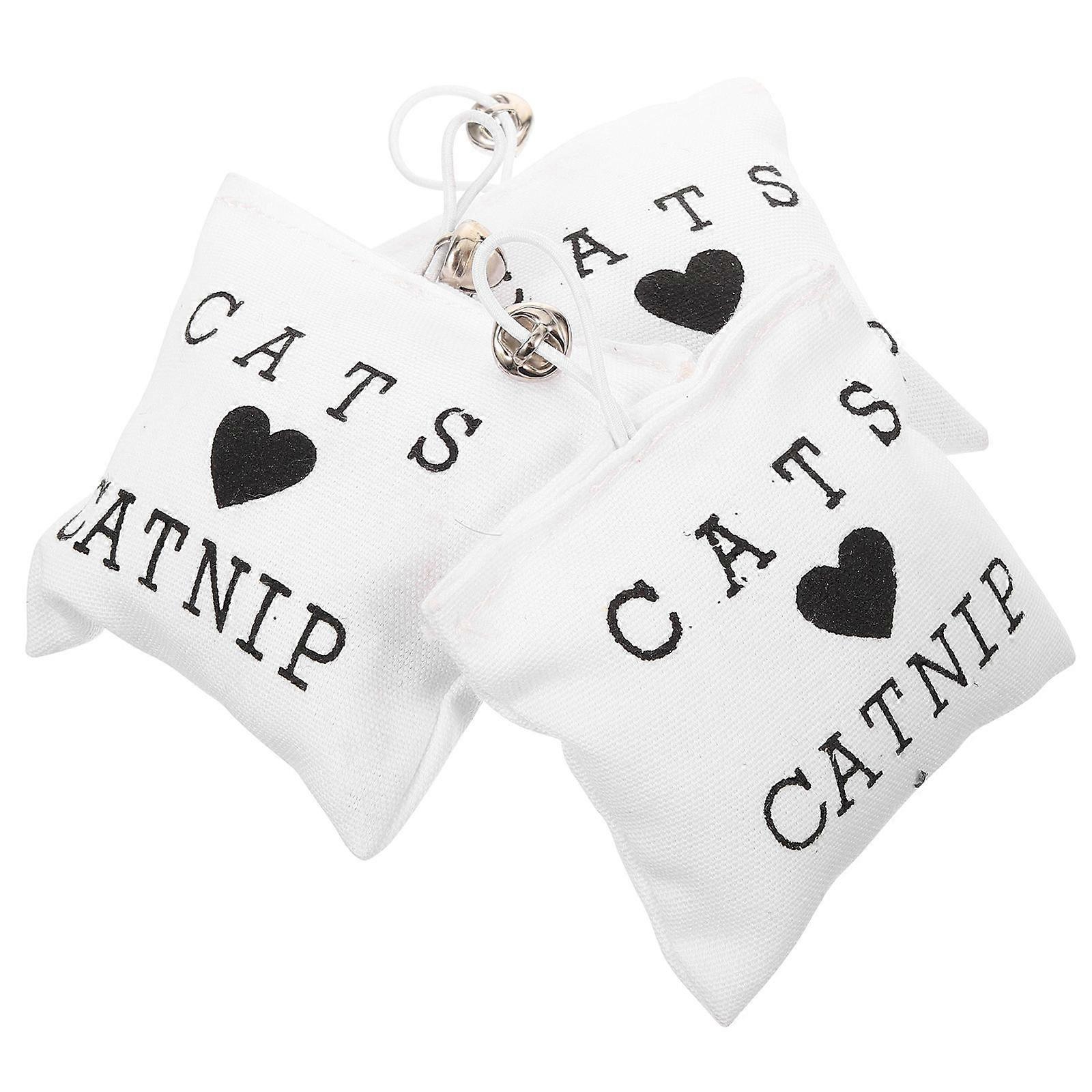 Chew Toys For Cats Embroidery Canvas Kitten Chew Toy IQ Improvement Random Color 3Pack