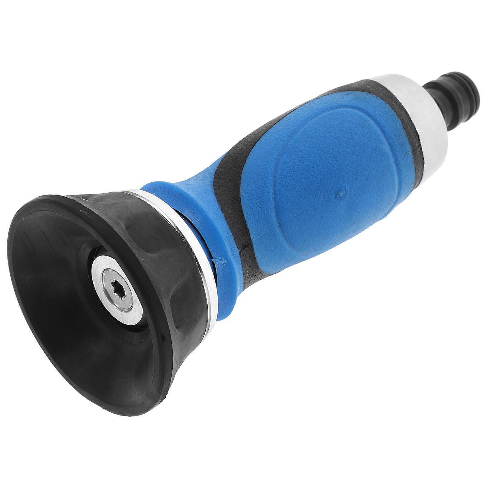 Adjustable Multi-Pattern Zinc Hose Nozzle Water Sprayer Head for Garden Watering Outdoor Use 1Pack