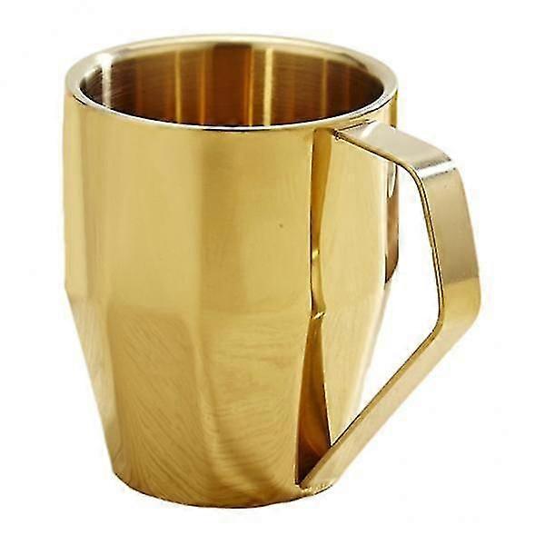 2 stk rustfrit stål kaffekop dobbeltvæg 13,1 ounce til mælkekaffe