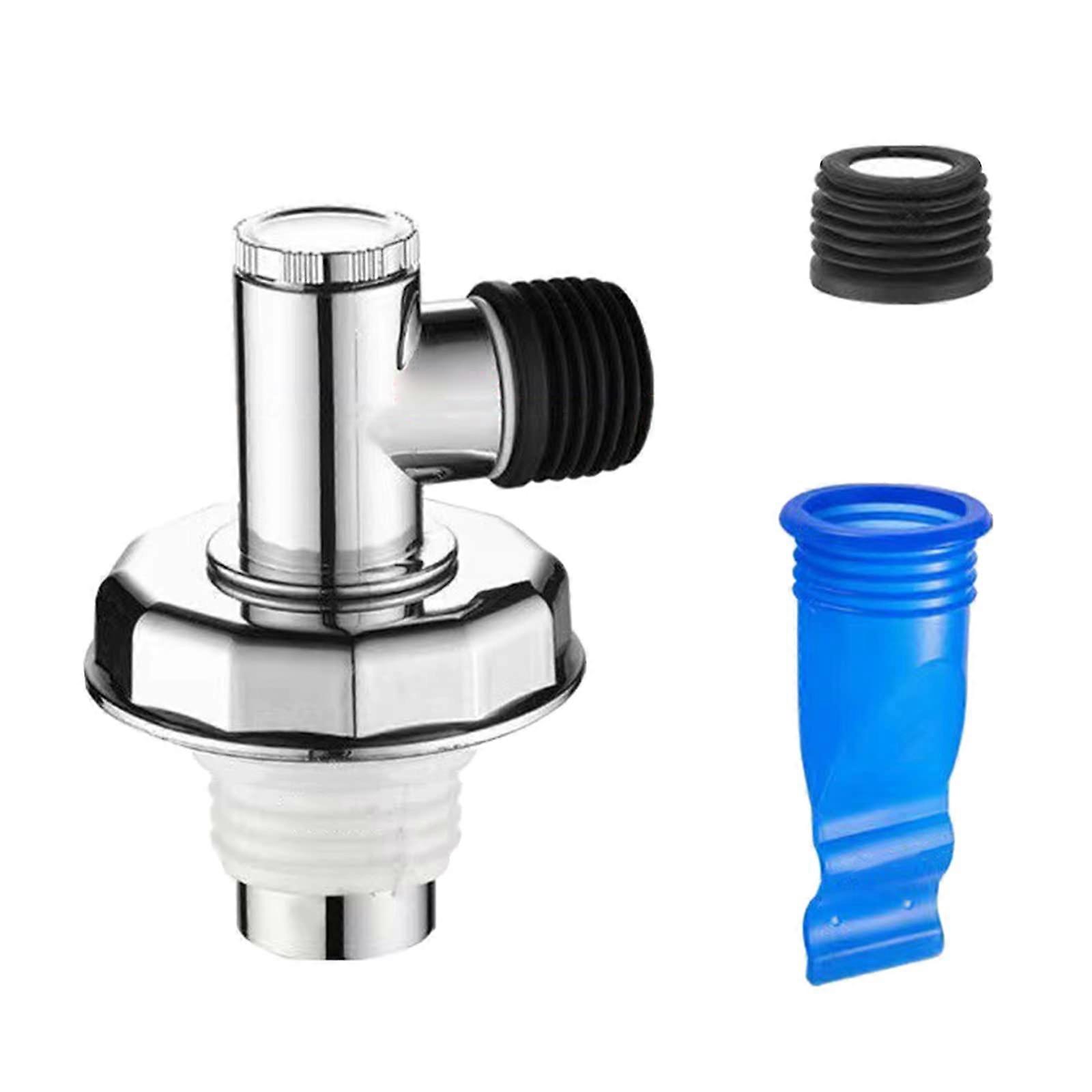 Washing Machine Floor Drain Adapter Pipe Connector 1.5 Inch Elbow Drain Seal Compatible with Standard PVC Duct