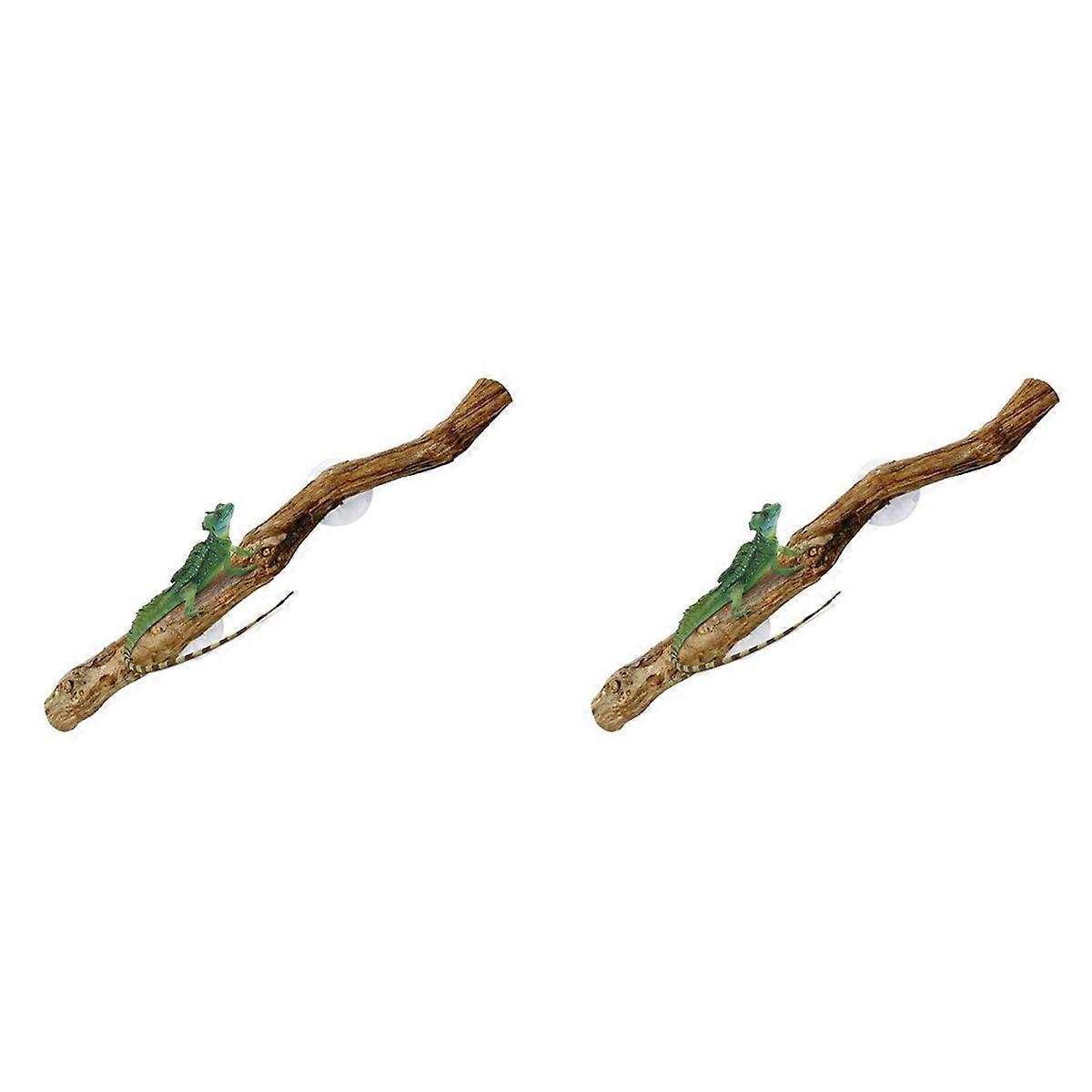 Reptile Branches for Climbing Natural Non-Slip Habitat Decorations