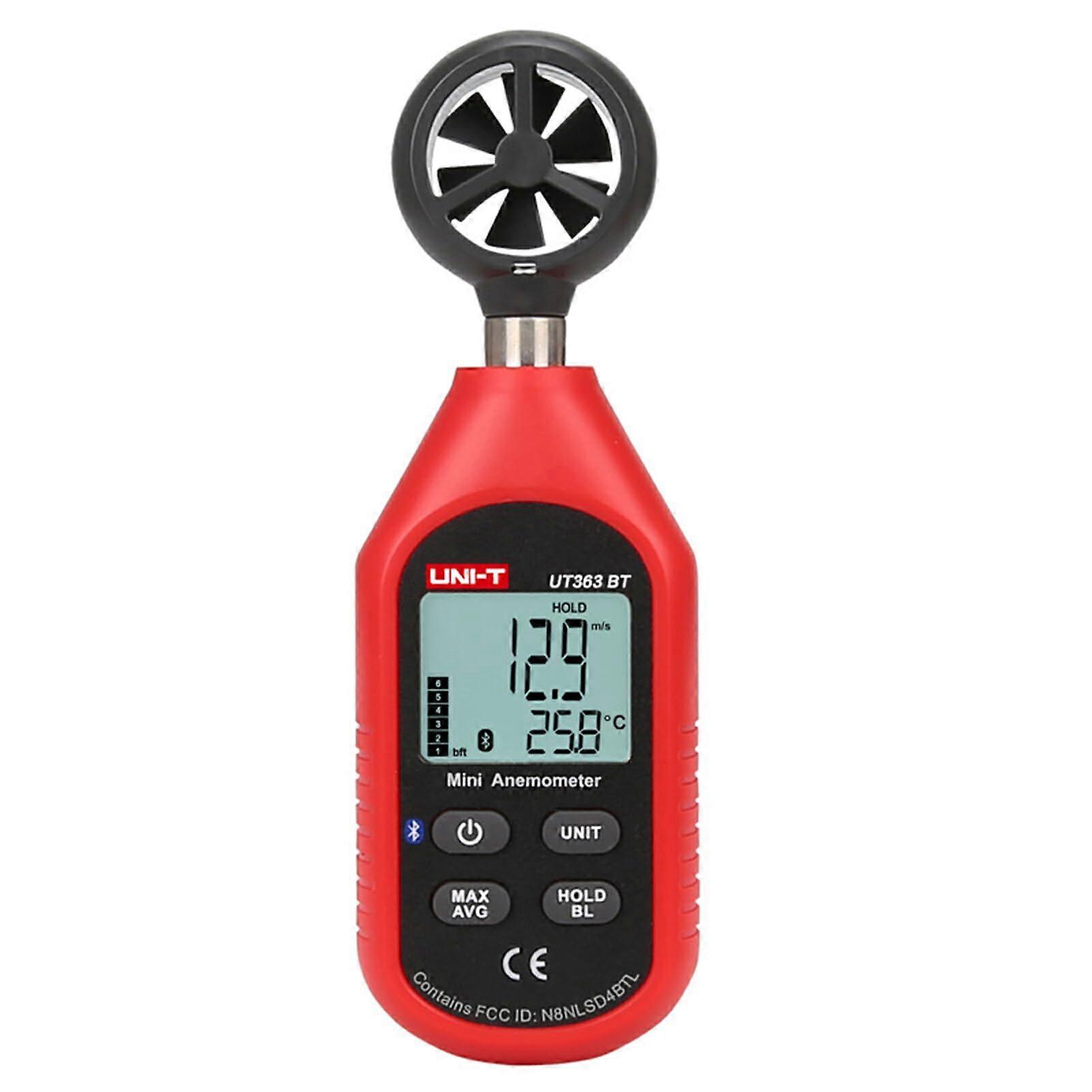 Anemometer with LCD Display, High-Speed Wind Direction Sensor, Unique Structure, Portable Design for Accurate Measurements