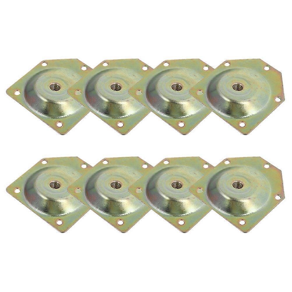 Furniture Leg Brackets Table Leg Mounting Plate Furniture Legs Diy Projects 8Pack