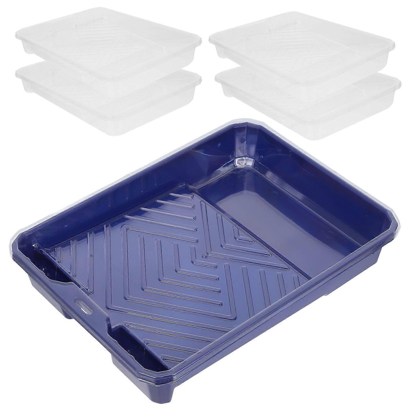 DIY Enthusiasts Paint Tray Painting Projects Blue 38.50X28.50X6.50CM Reusable 1 Set