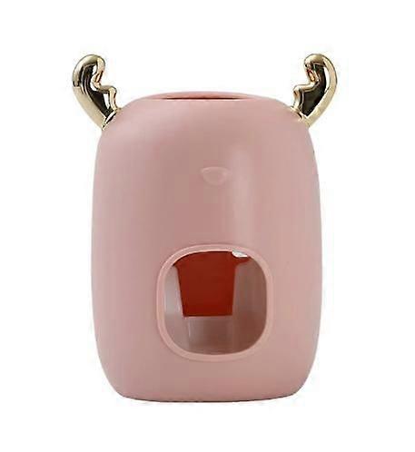 Toothpaste Dispenser: Wall Mounted Bathroom Automatic Toothpaste Squeezer Storage Organizer For Adults Children Family Shower
