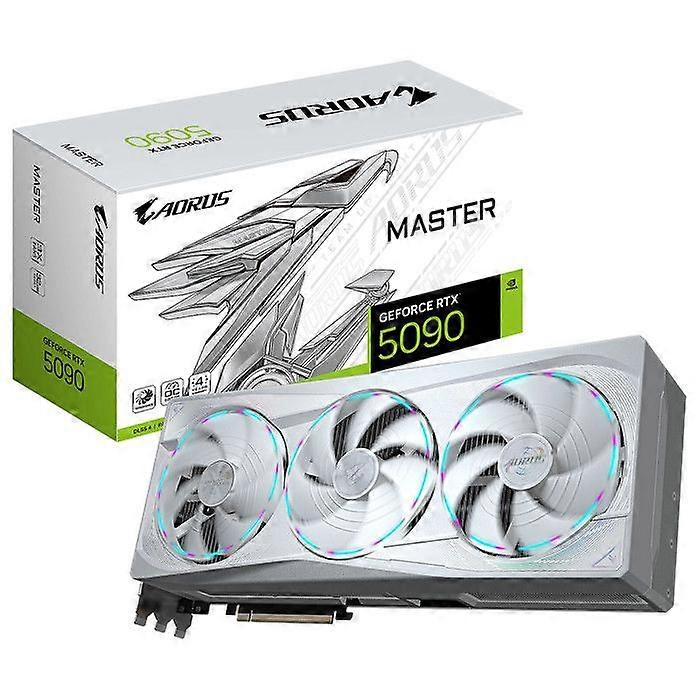 Grafikkort - GIGABYTE - AORUS GeForce RTX 5090 MASTER ICE - 32 GB GDDR7 - 512 bitar - NVIDIA DLSS 4