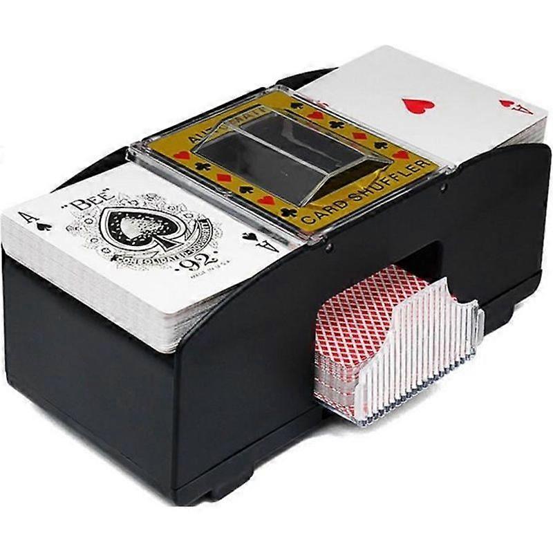Card Dealer Card Shuffler Poker Shuffle Machine Automatic Shuffle 1-2 Decks