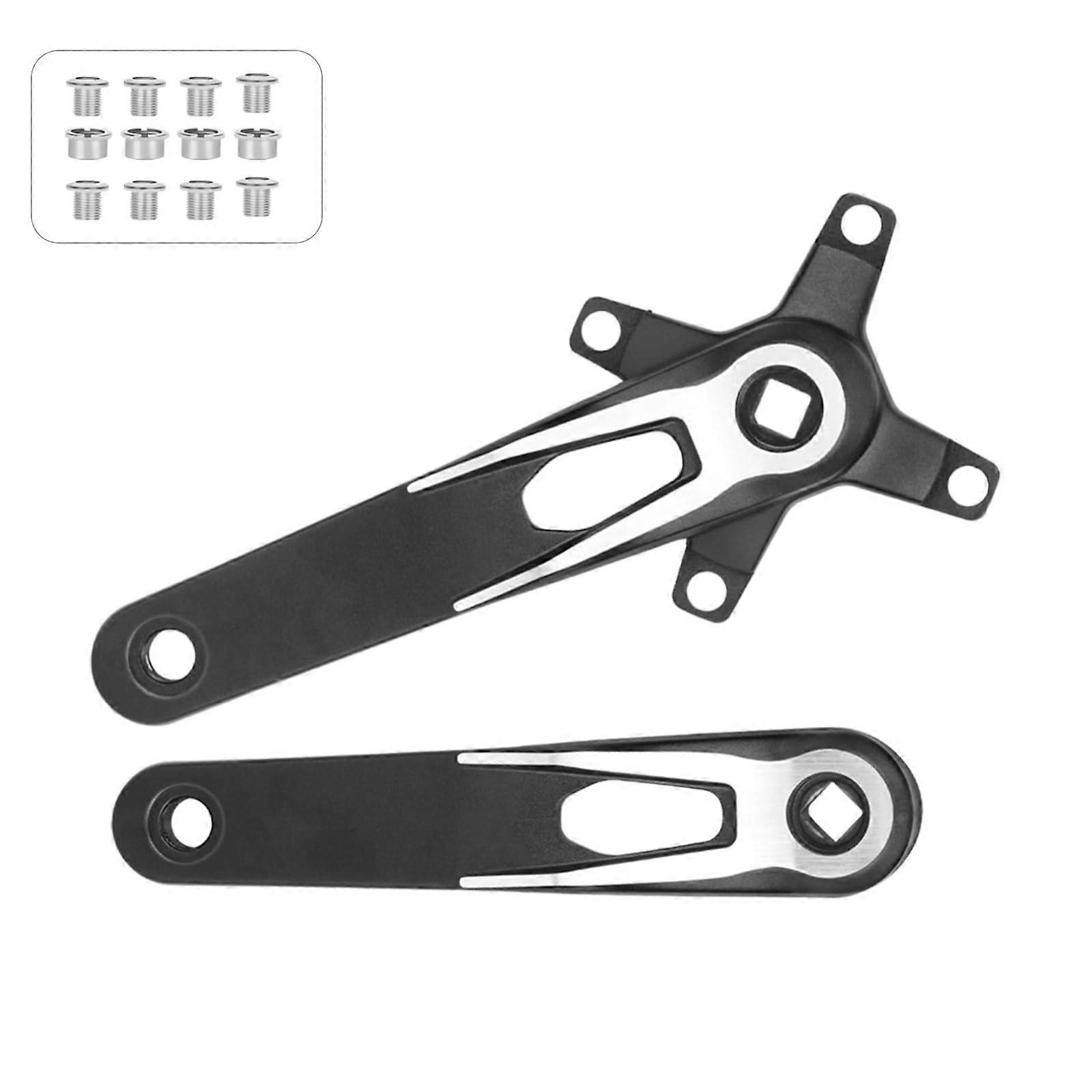 Aluminium Alloys Square Tapered Crank Durability Fixed Gear Crankset to Improve Climbing and Acceleration