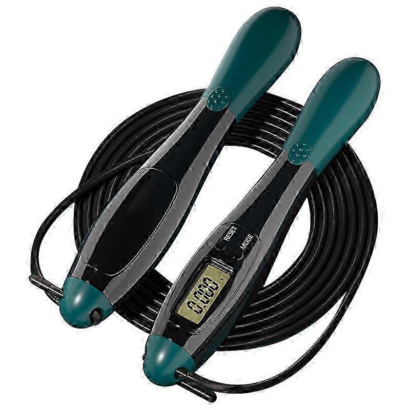 Adjustable Jump Rope with Counter - 4 Modes for Adult and Kid Fitness and Weight Loss