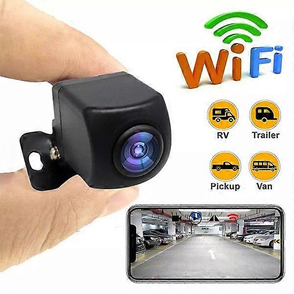High Definition Wireless Backup Camera WIFI Rear View Camera for Car, Vehicles, WiFi Backup Camera with Night Vision, IP67 Waterproof LCD Wireless Rev