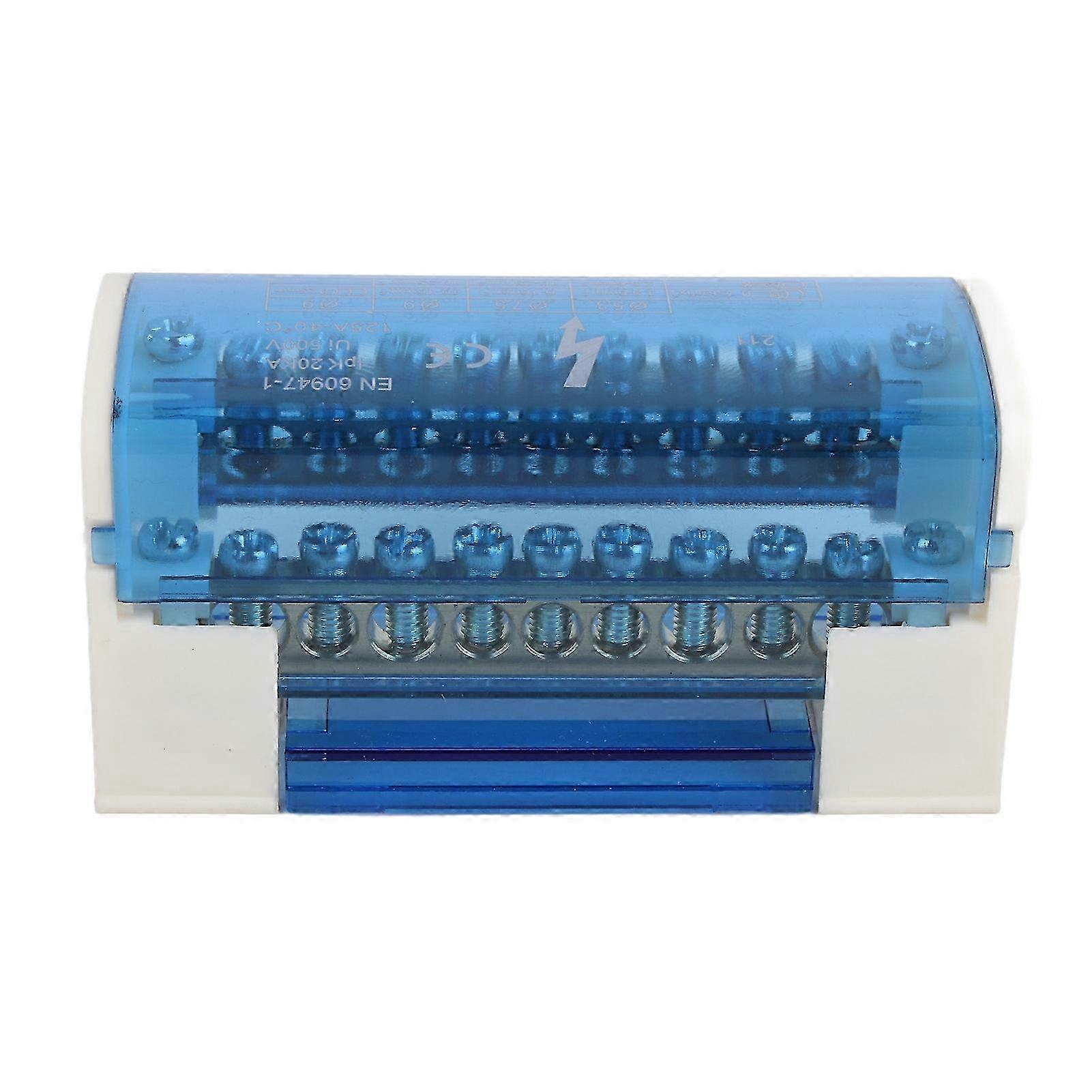 2Stage Single Phase Terminal Distribution Box with Transparent Dustproof Shell 211