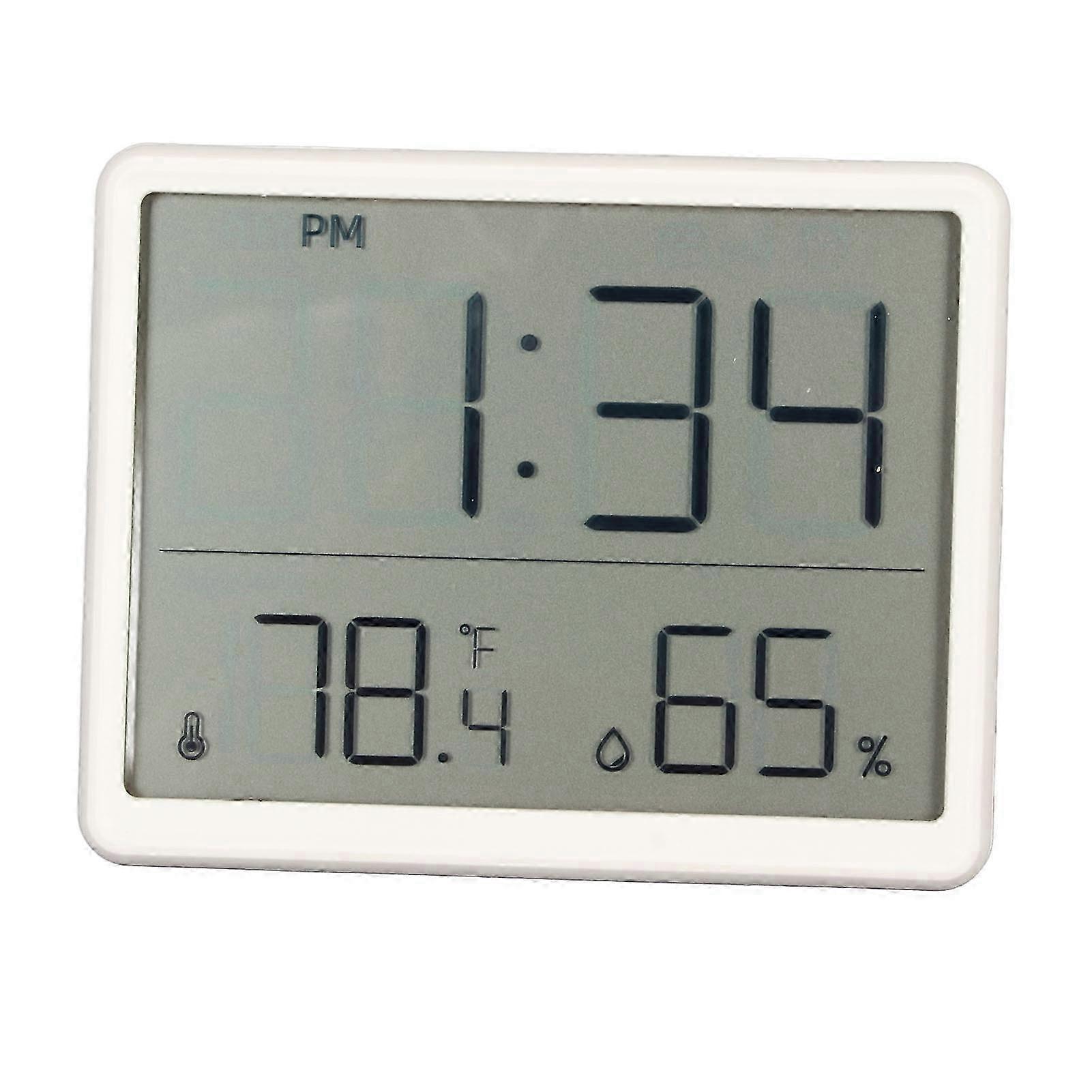 Multifunction Ultra Thin Digital Alarm Clock with Temperature and Humidity for Home and Office