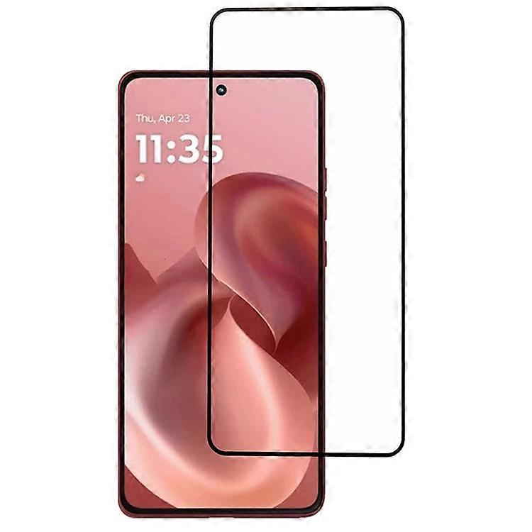 Motorola Moto G86 5G強化ガラススクリーンプロテクターフルグルーシルク印刷フィルム用