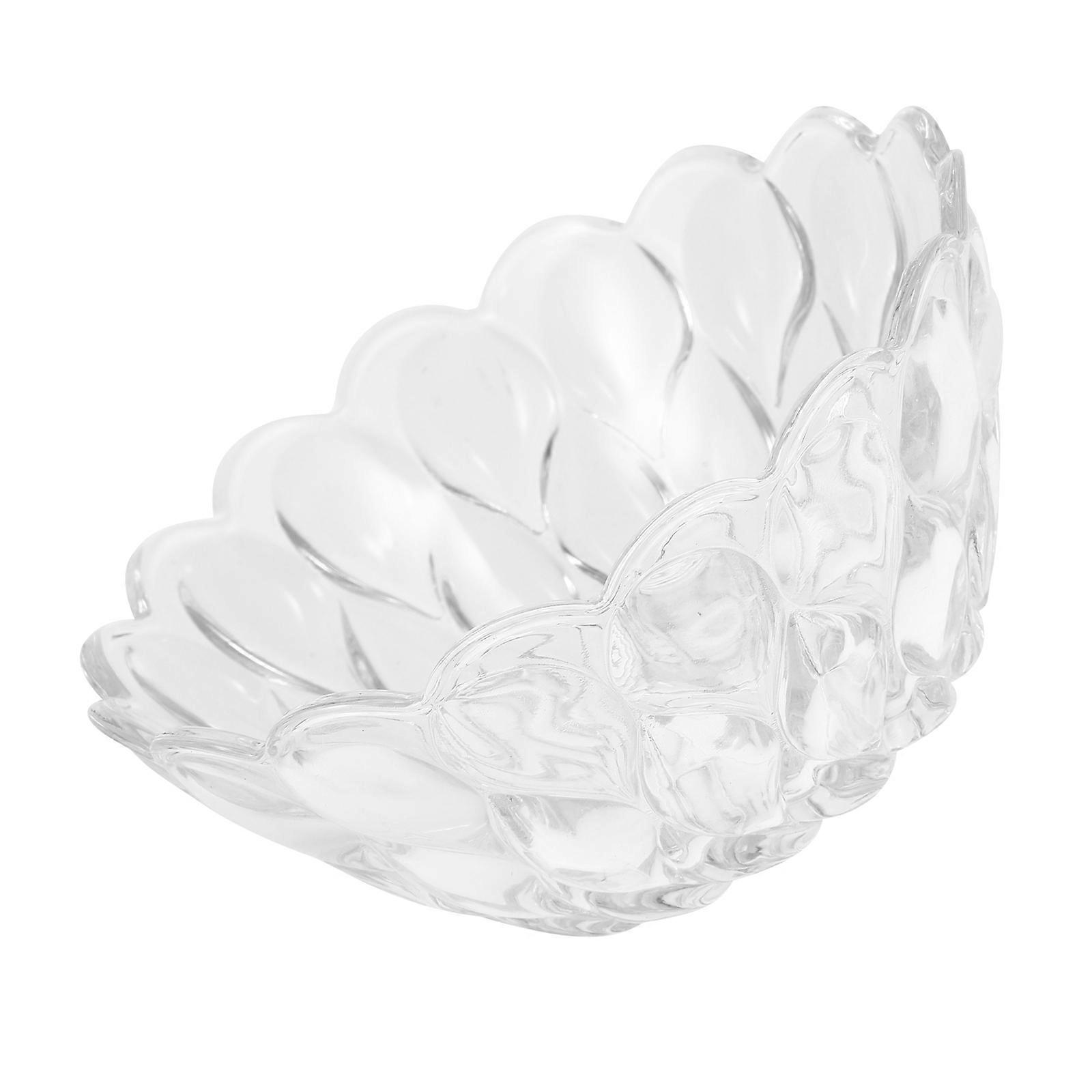 Japanese Style Thickened Glass Ice Cream Bowl Transparent Food Storage Container for Salad, Fruit, Dessert Serving – Round Design Perfect for Parties