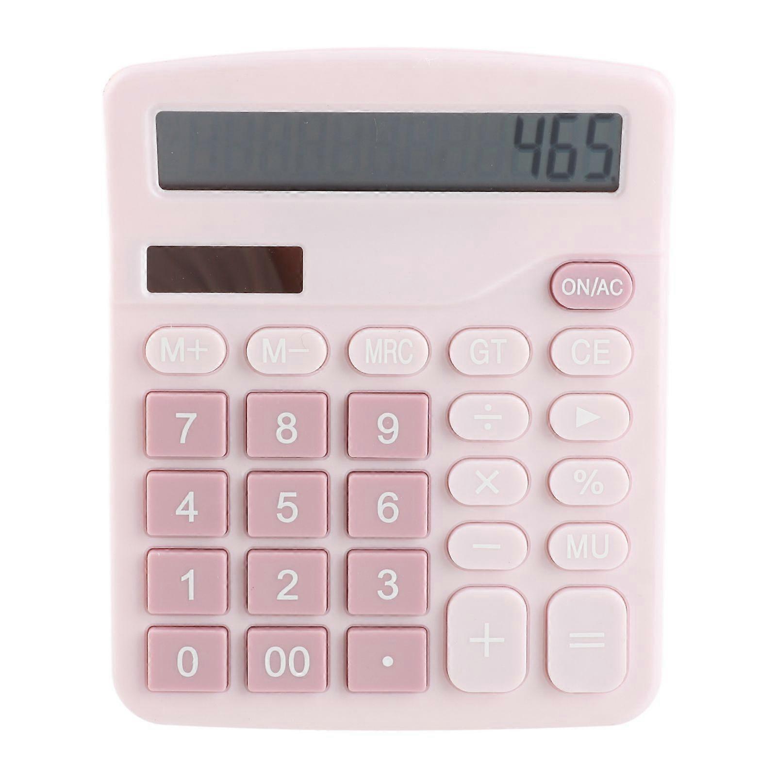 2025 Latest Model  12 Digit Calculator Solar Powered Multifunctional Portable