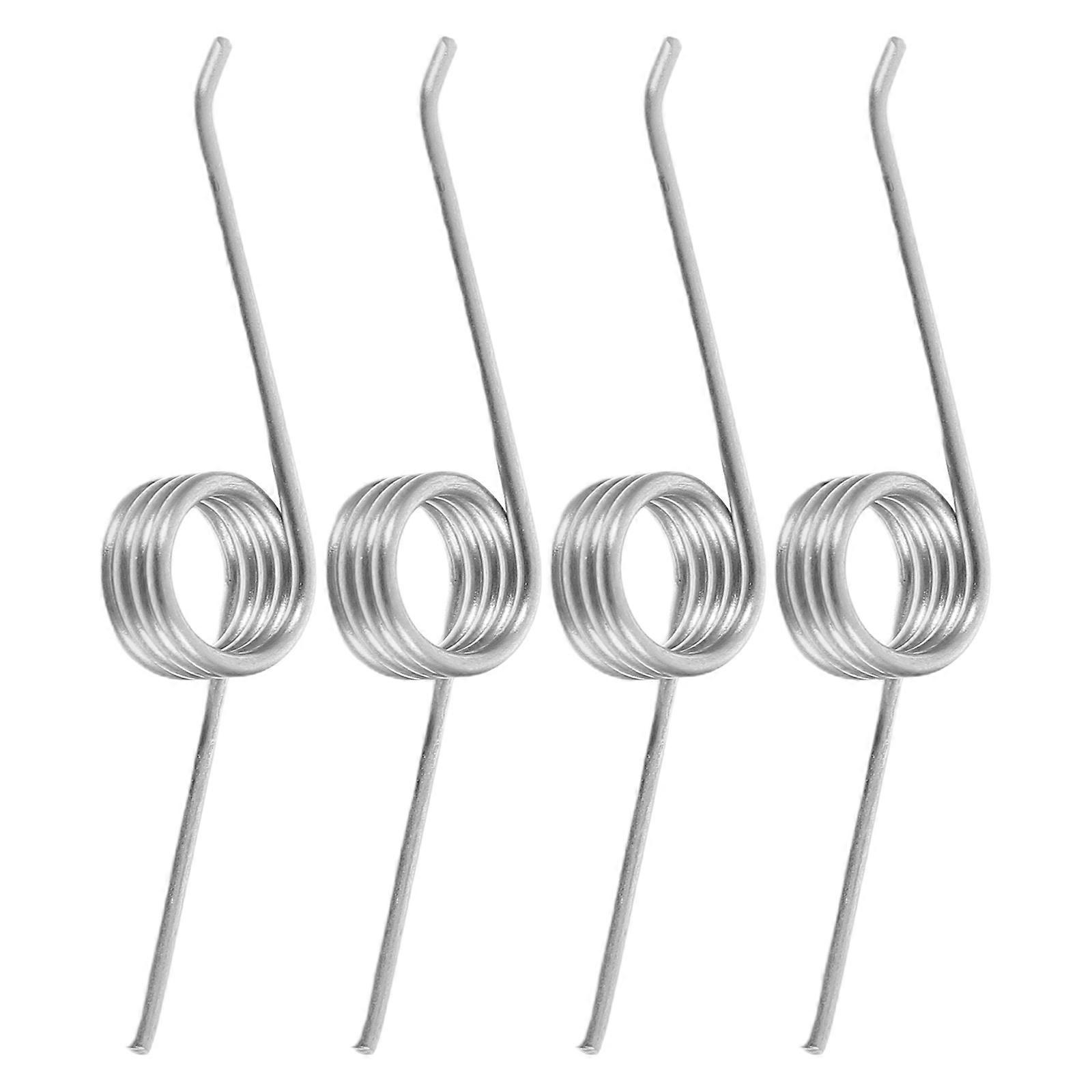 4pcs Stainless Steel Torsional Spring Replacement for Trash Can Lid – , Easy Install, Universal Fit for Rubbish Bins