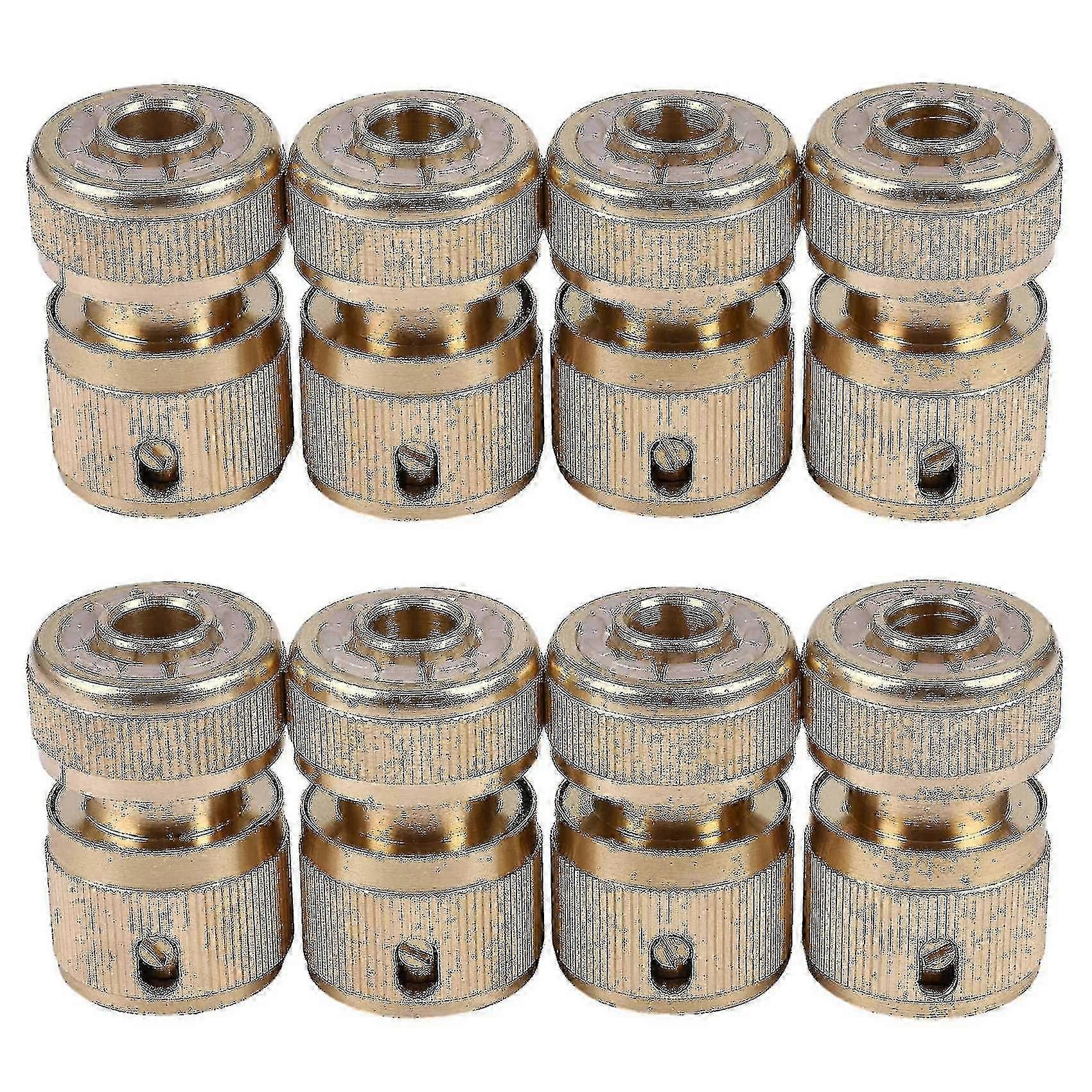 Brass Hose Connector Hose End Quick Connect Fittings 1/2 Inch