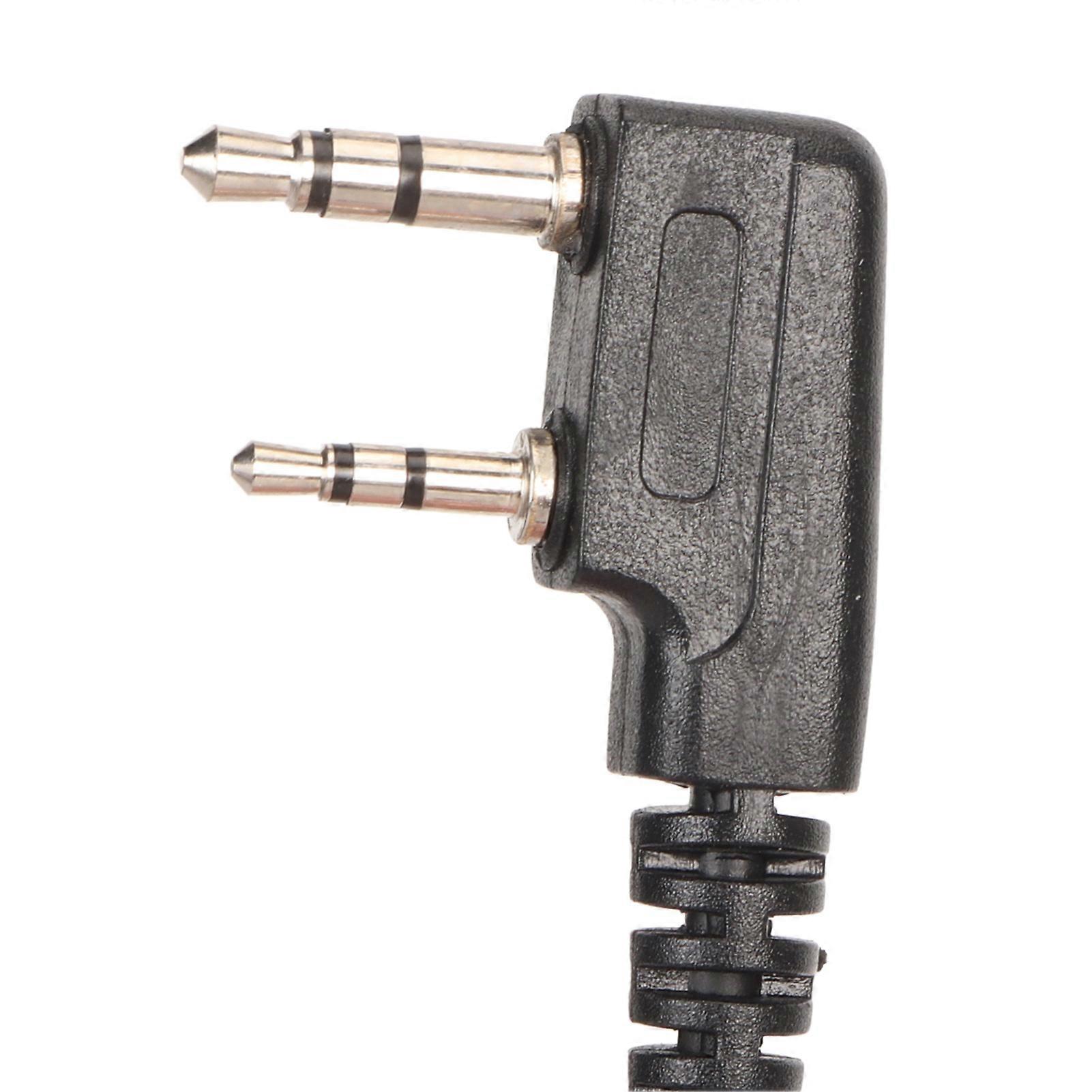 Walkie Talkie Headset with Mic Stick Advanced PTT Microphone K Head Universal Replacement for Baofeng