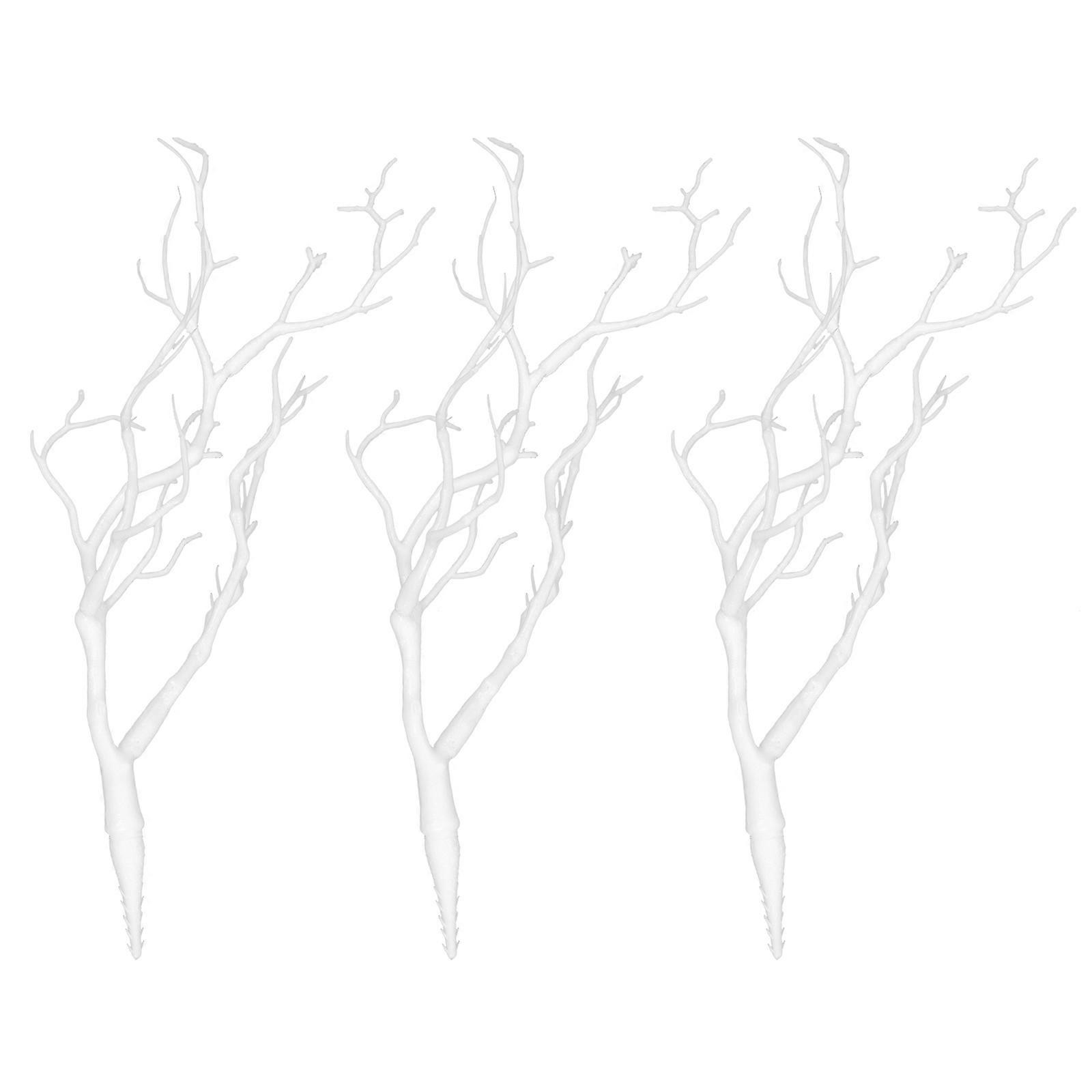 Artificial Stems Diy Antler Headdress Party Decoration Plastic 36.00X17.00X10.00Cm 3Set