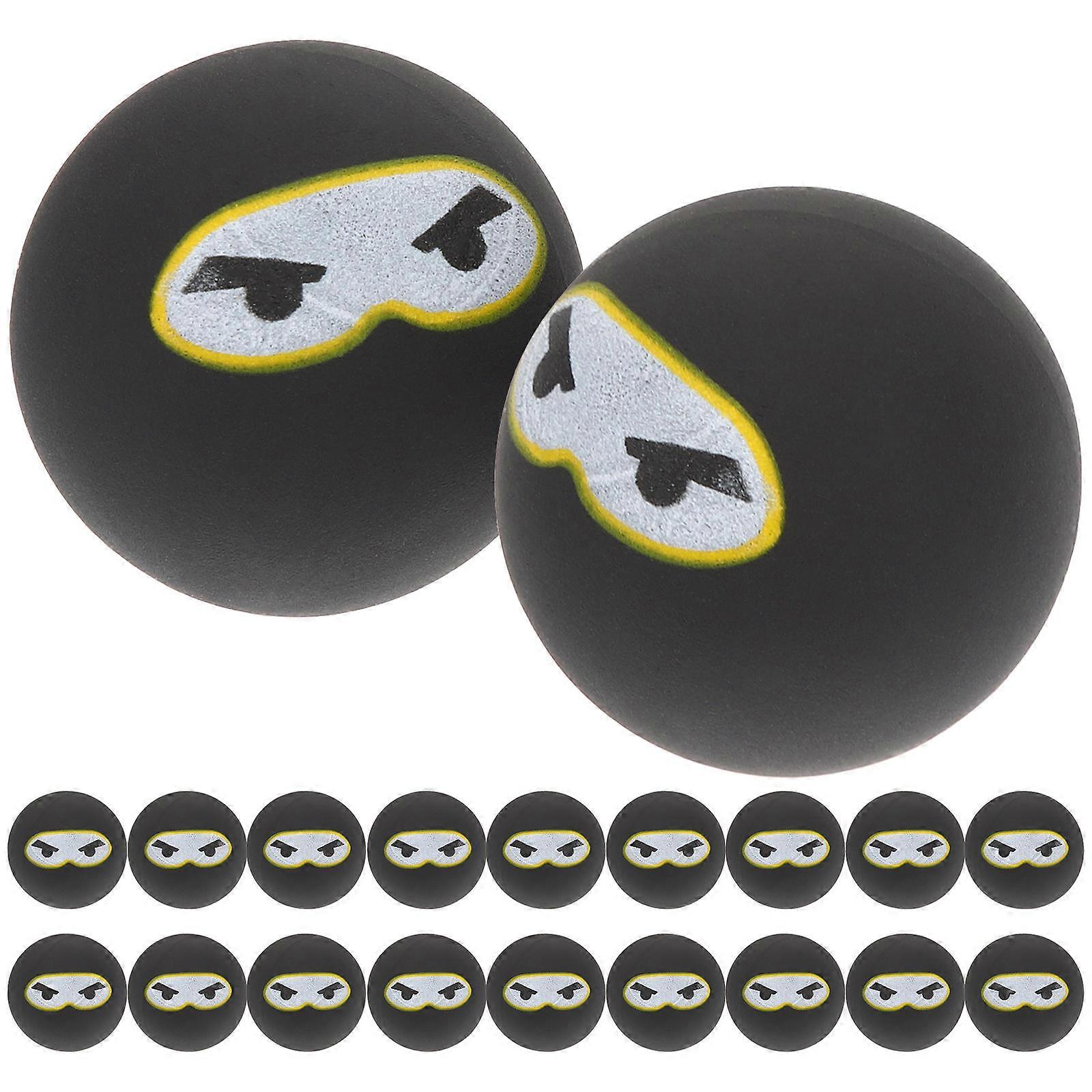 Ninja Anniversaire Party Favors Bouncing Bouncing pour les enfants Noël Anniversaire École 1.2 ×1.2 ×1.2in Coordination main-pied en caoutchouc 20Pcs