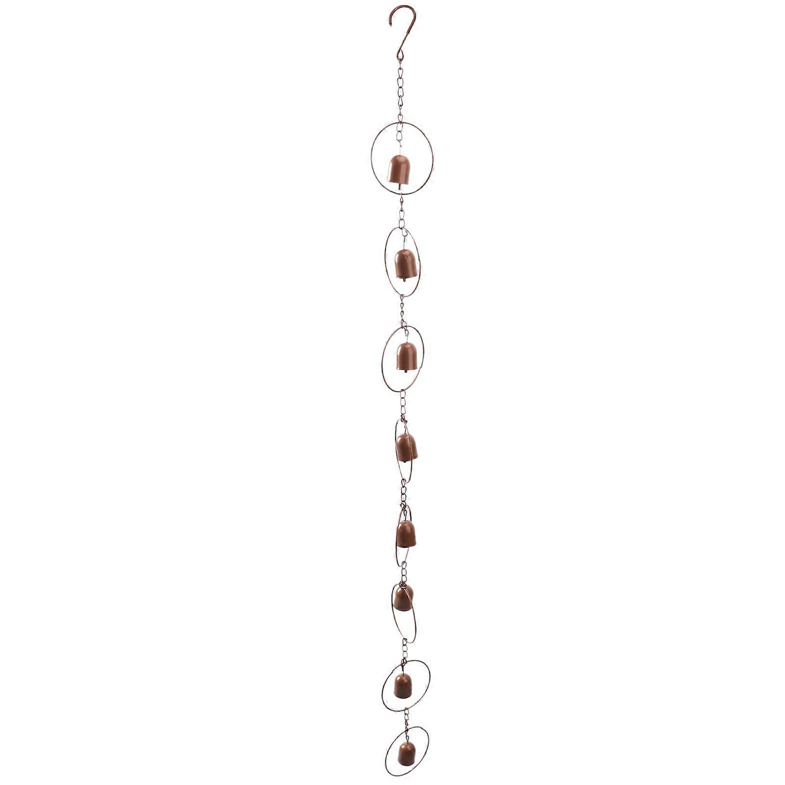 Hanging Rain Chime Metal Beautiful Sound Decorative Bell Shaped Rain Chain for Gutter Drainage