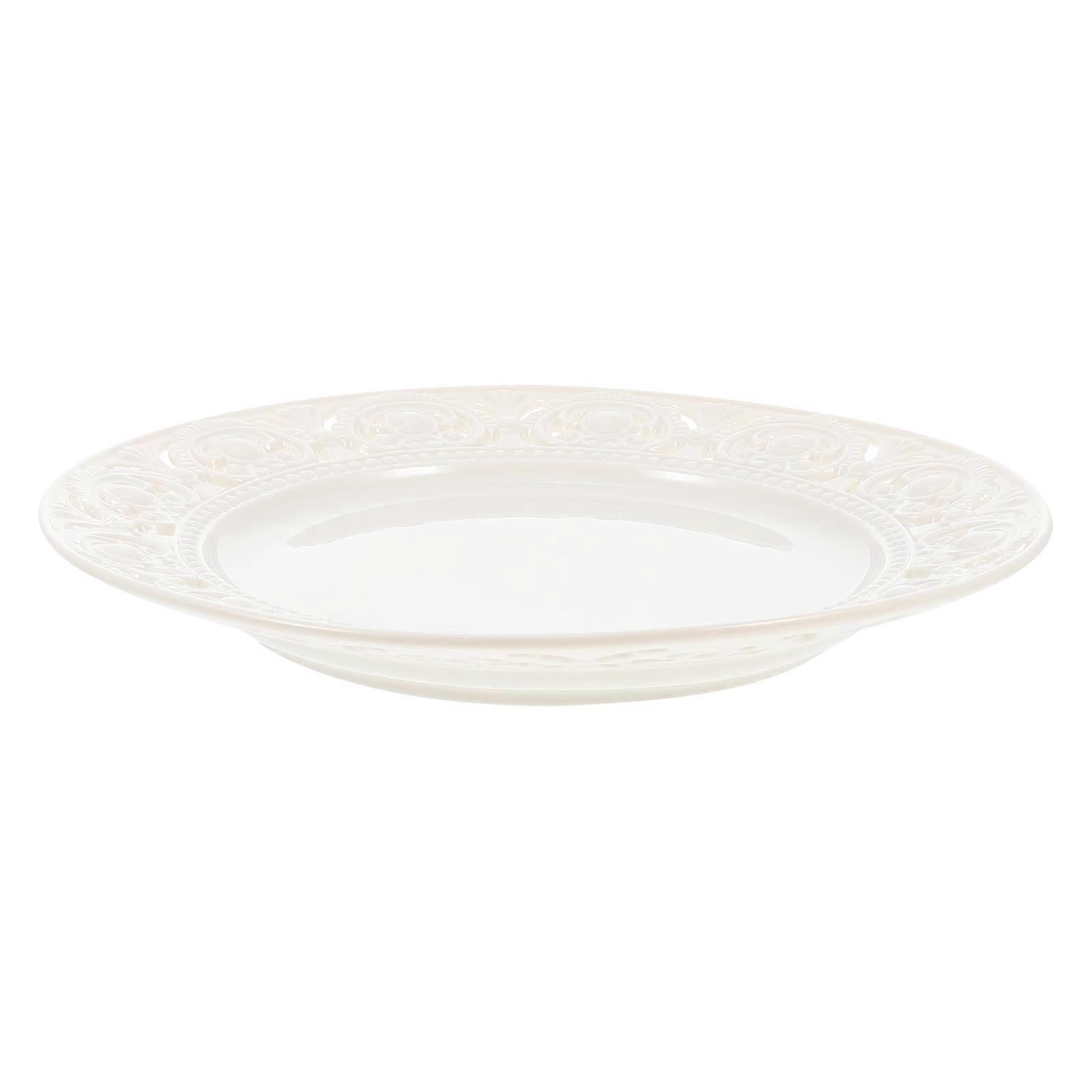 Fruit Serving Plates Ceramic Retro Style Dining Room 8.1×8.1×1in Snack Storage 1Pack