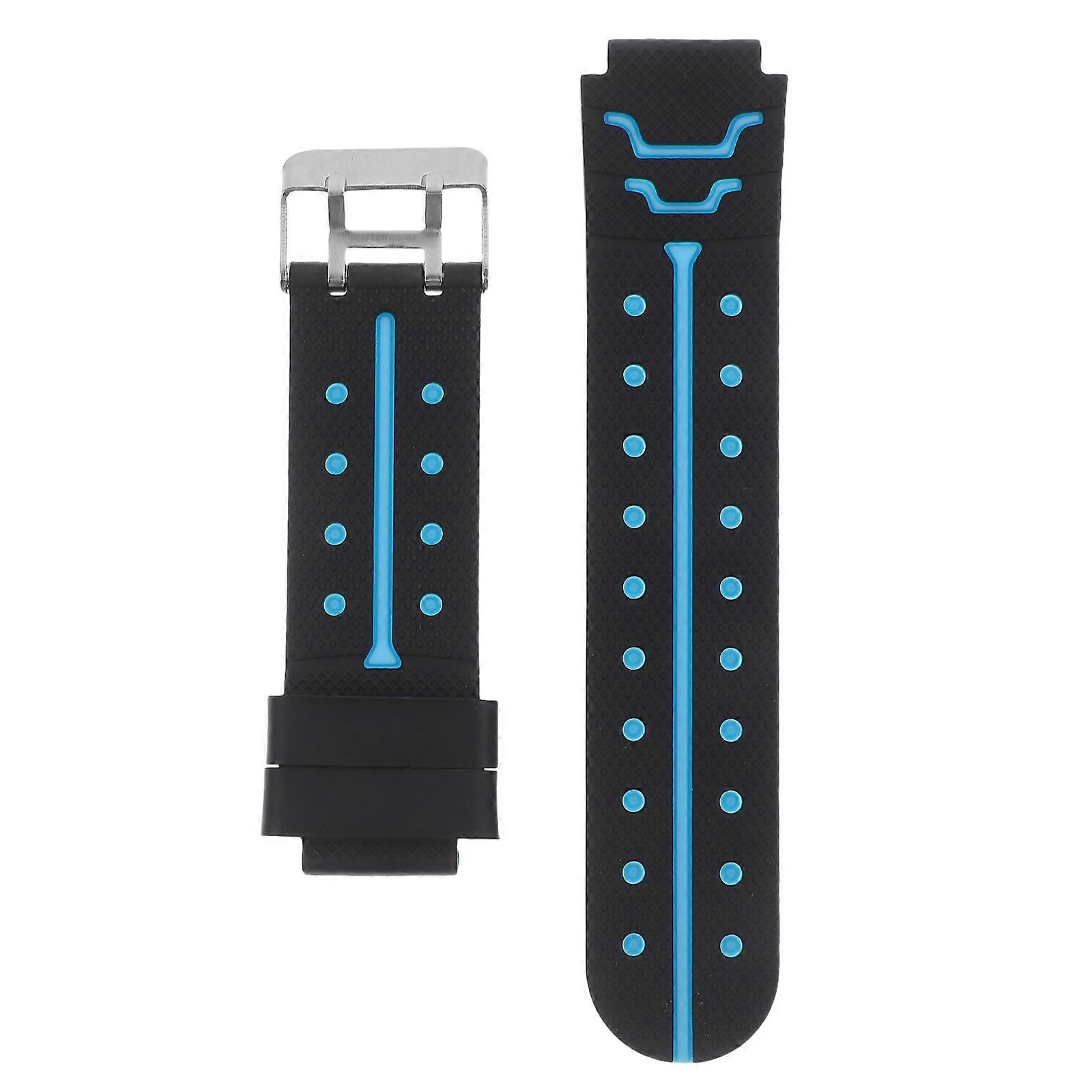 Childrens Watch Bands Watch Wrist Band Daily Use Black Smooth Texture Replacement For Stainless Steel Strap 1Set